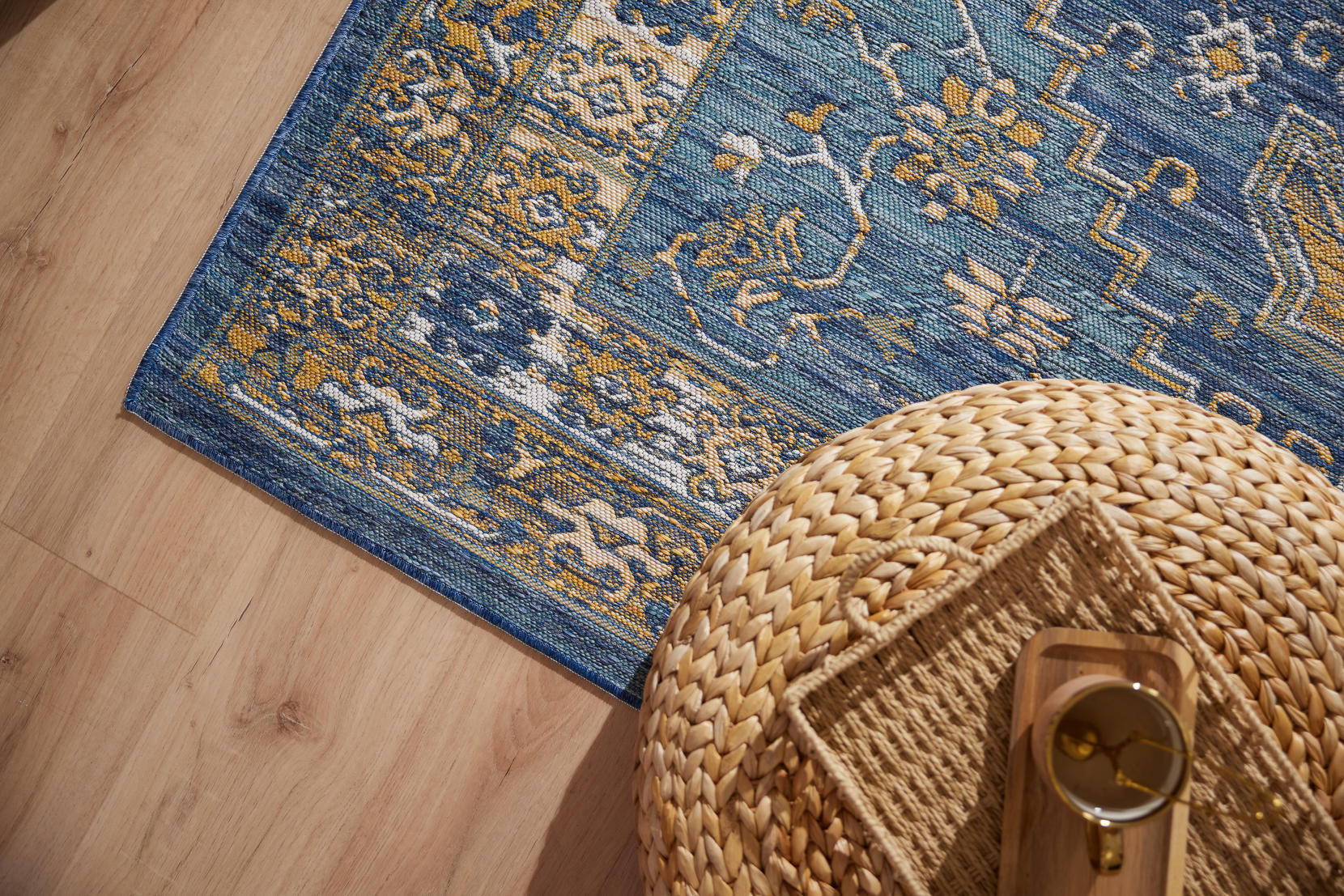 Oboustranný koberec Echo Seren Blue