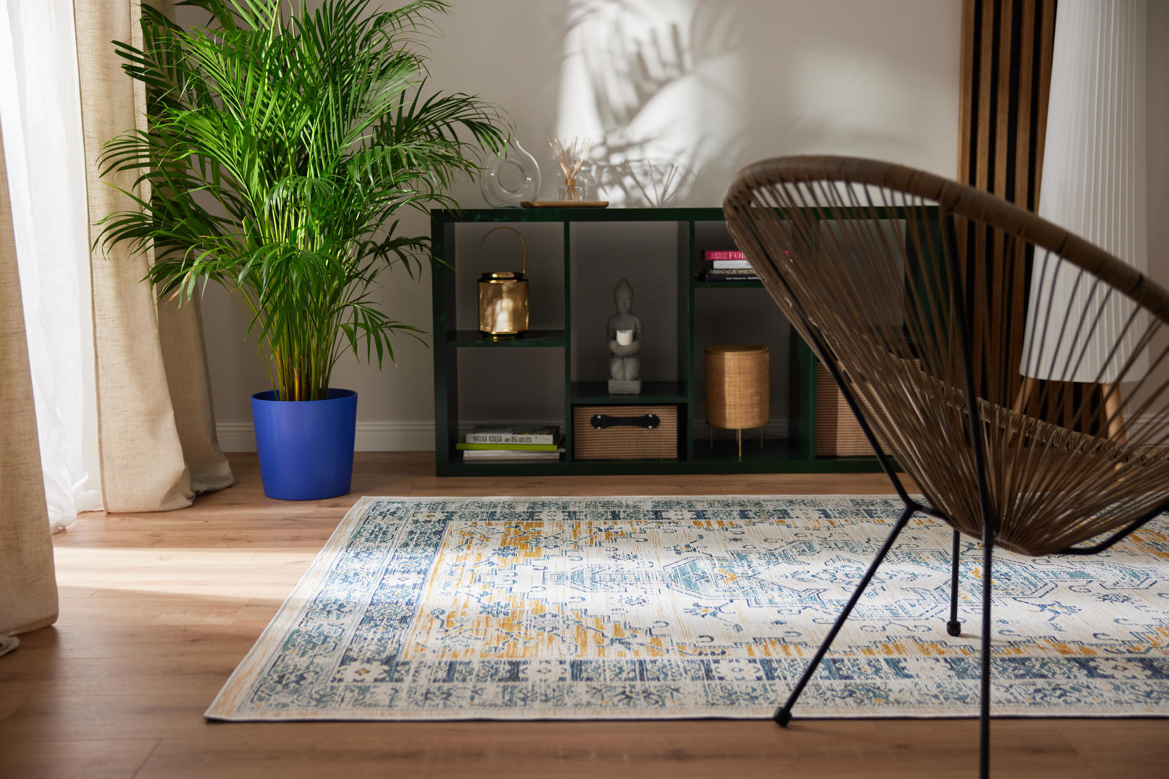 Oboustranný koberec Echo Seren Blue