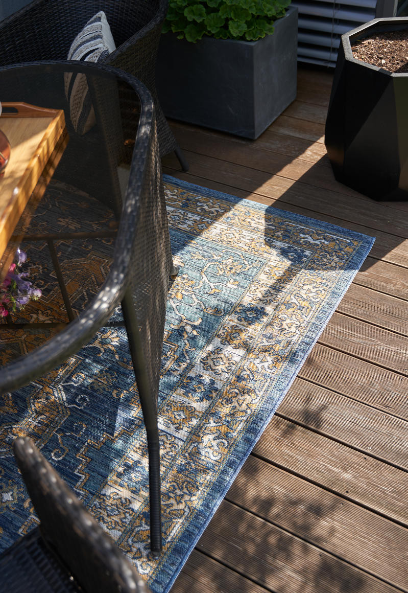 Oboustranný koberec Echo Seren Blue