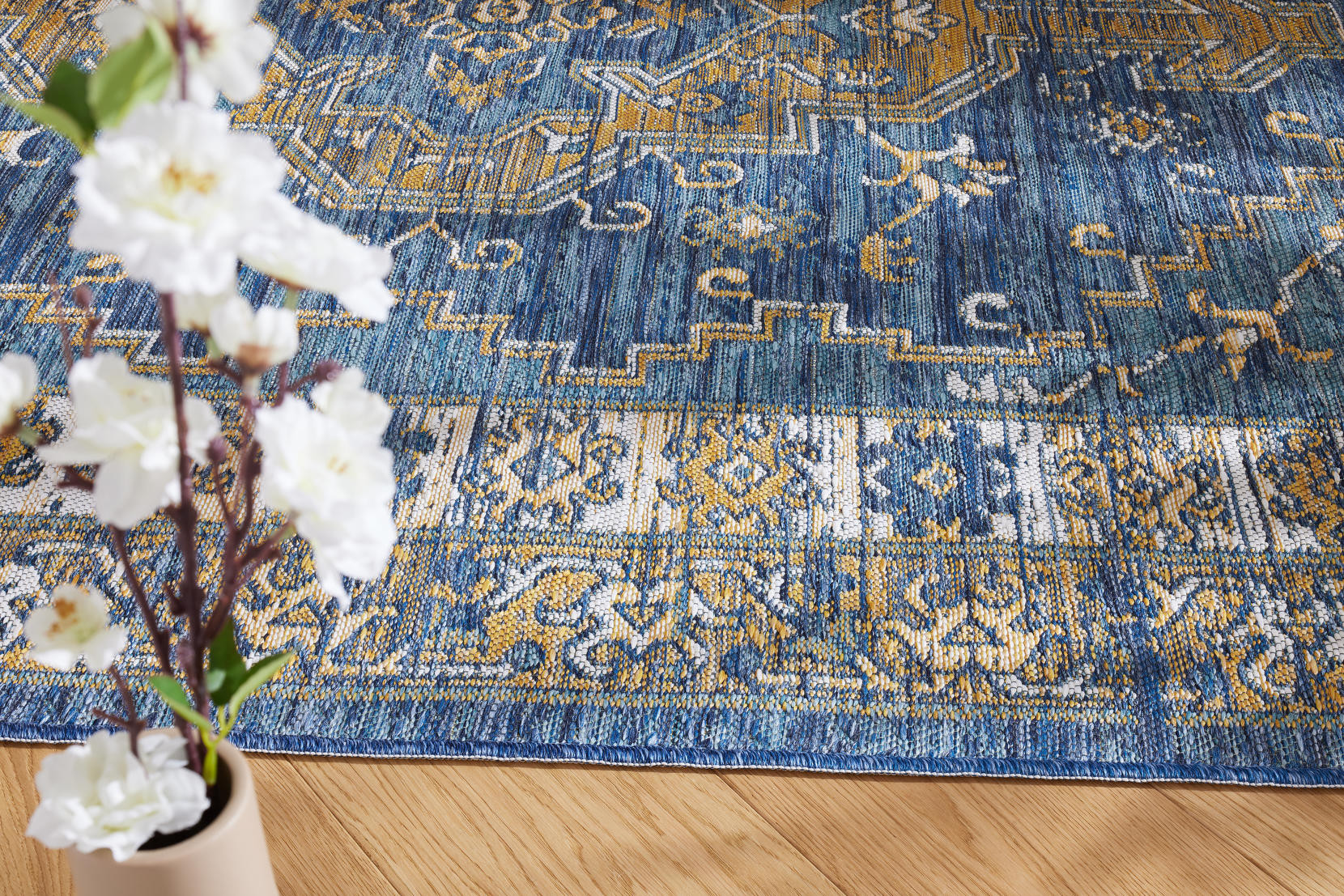 Oboustranný koberec Echo Seren Blue