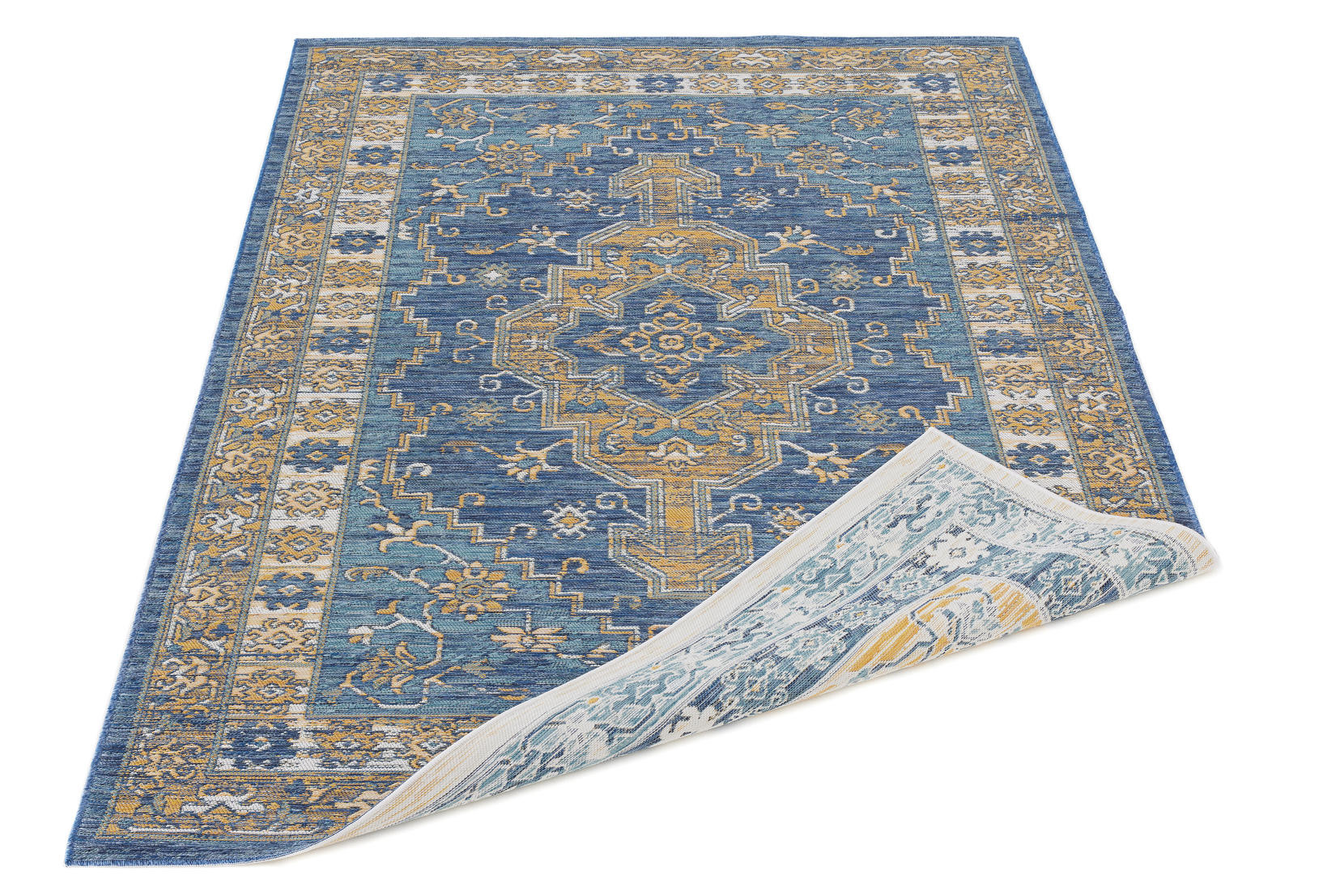 Oboustranný koberec Echo Seren Blue