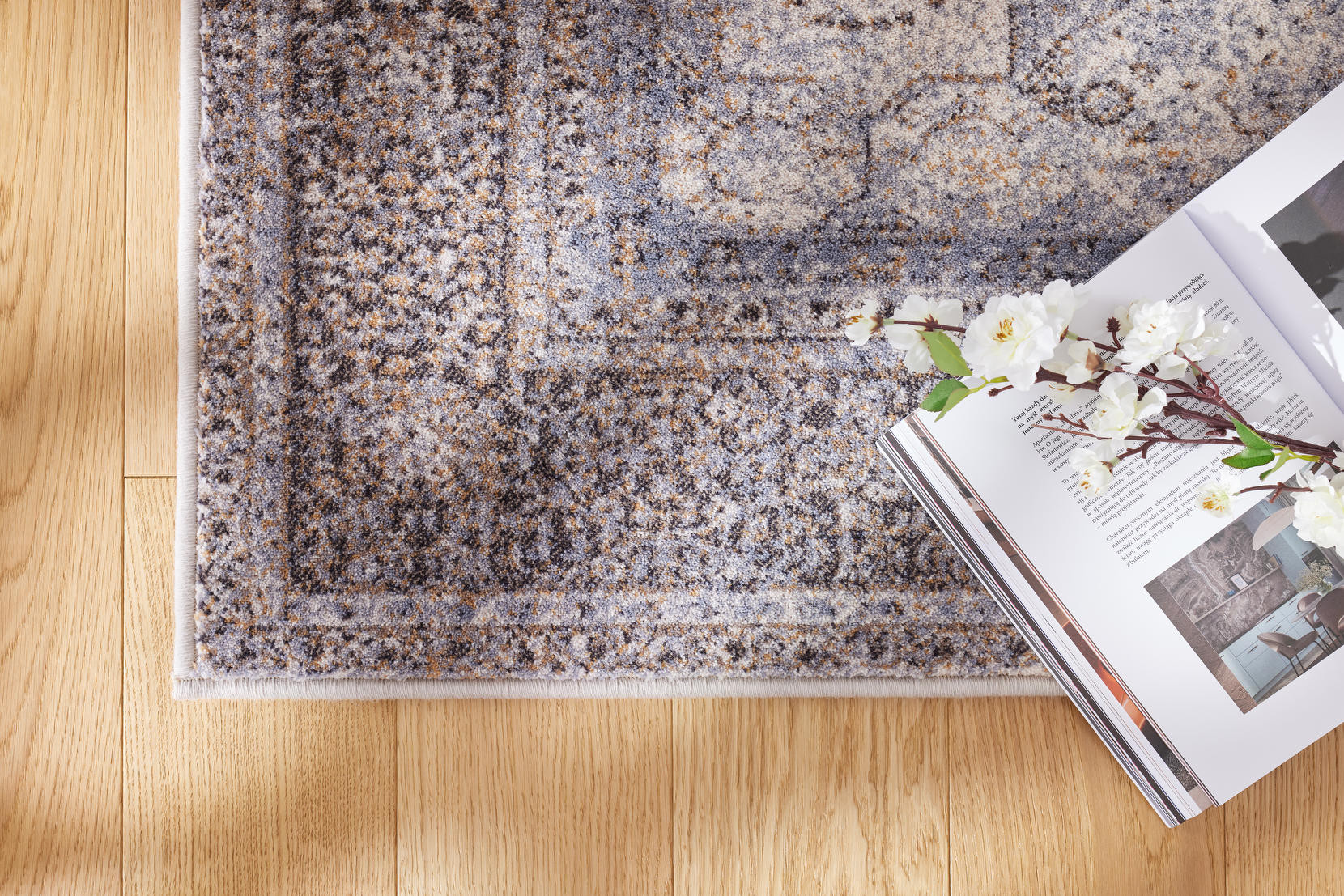 Koberec Dywilan Moon Super Mamluk tmavě šedý