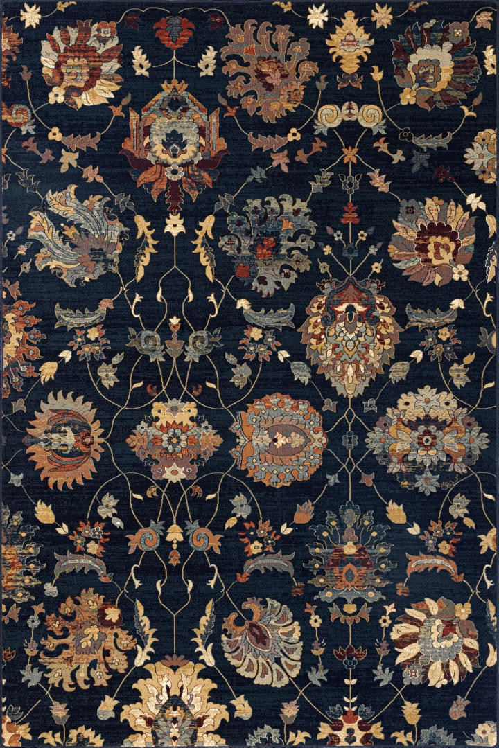 Koberec OMEGA Latica tmavě modrý