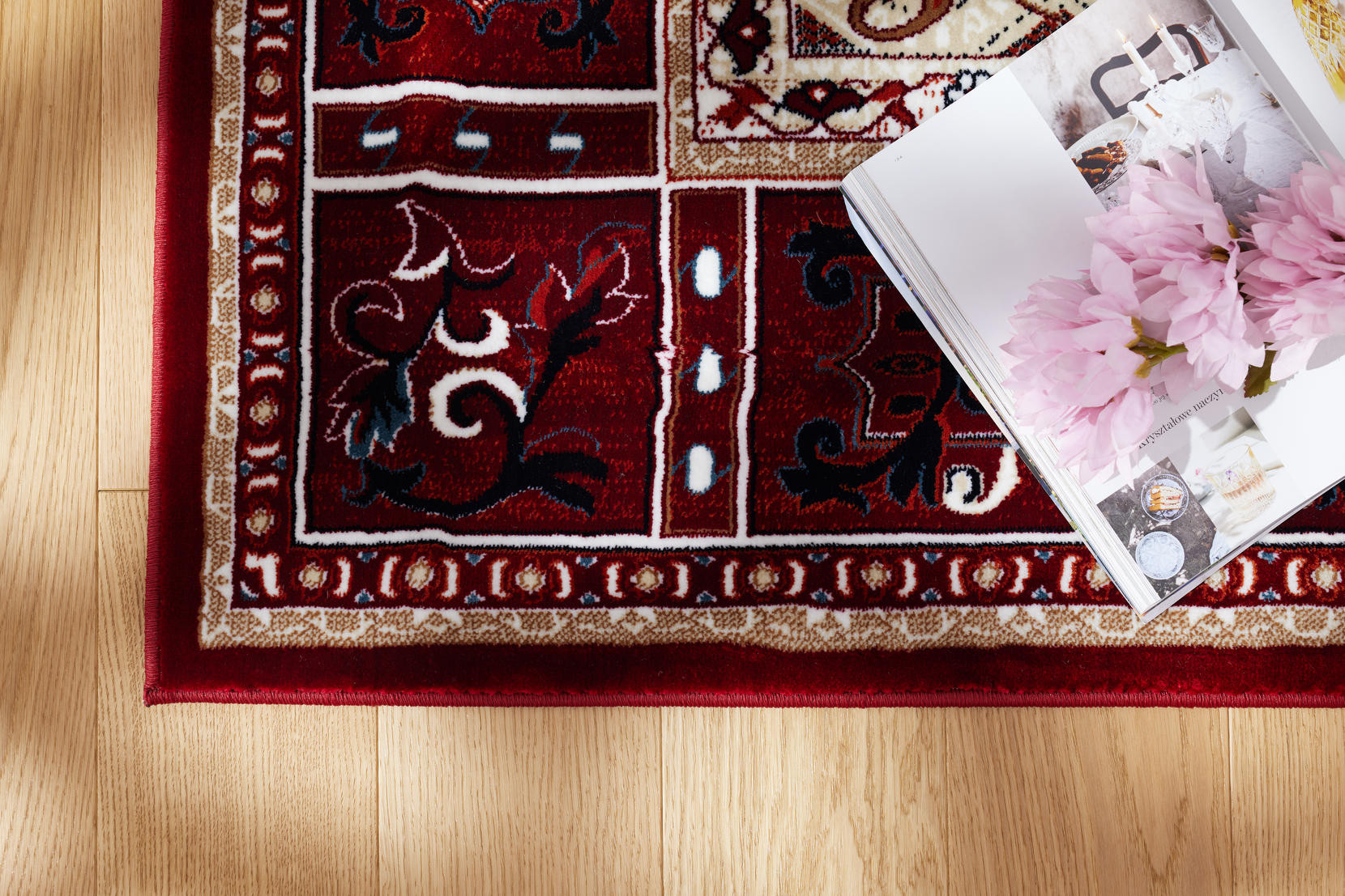 Koberec Rich Vienna Light Beige/Red