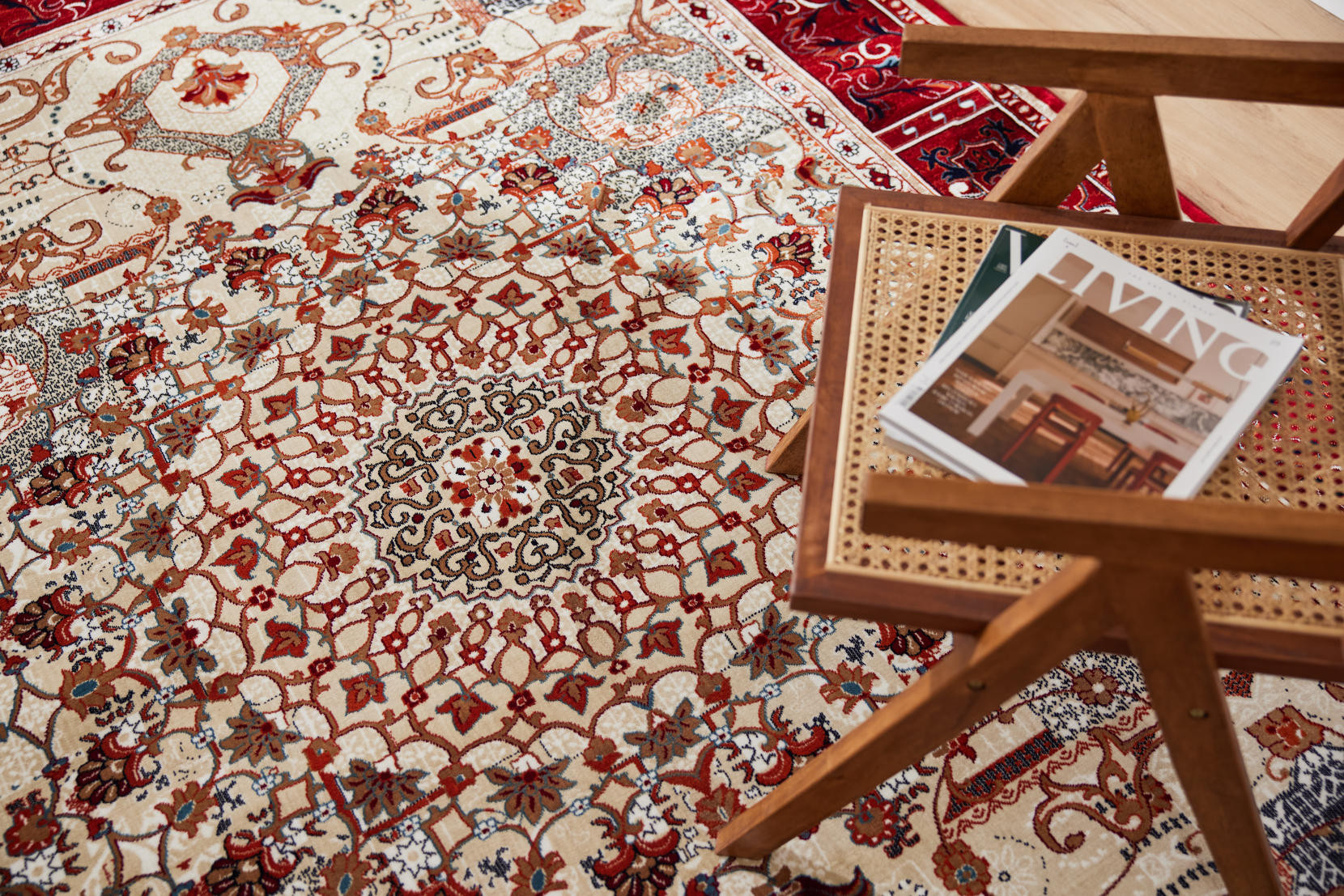 Koberec Rich Vienna Light Beige/Red