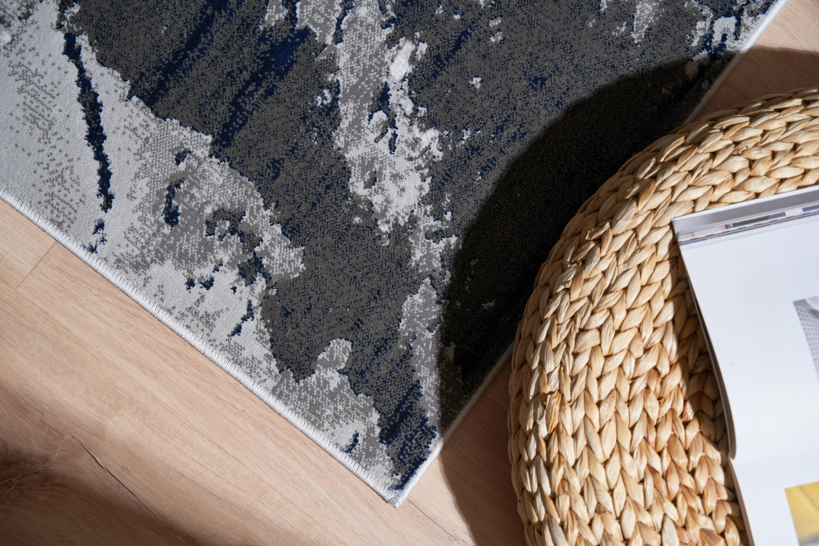 Koberec Dywilan Stylish 16 světle šedý / modrý