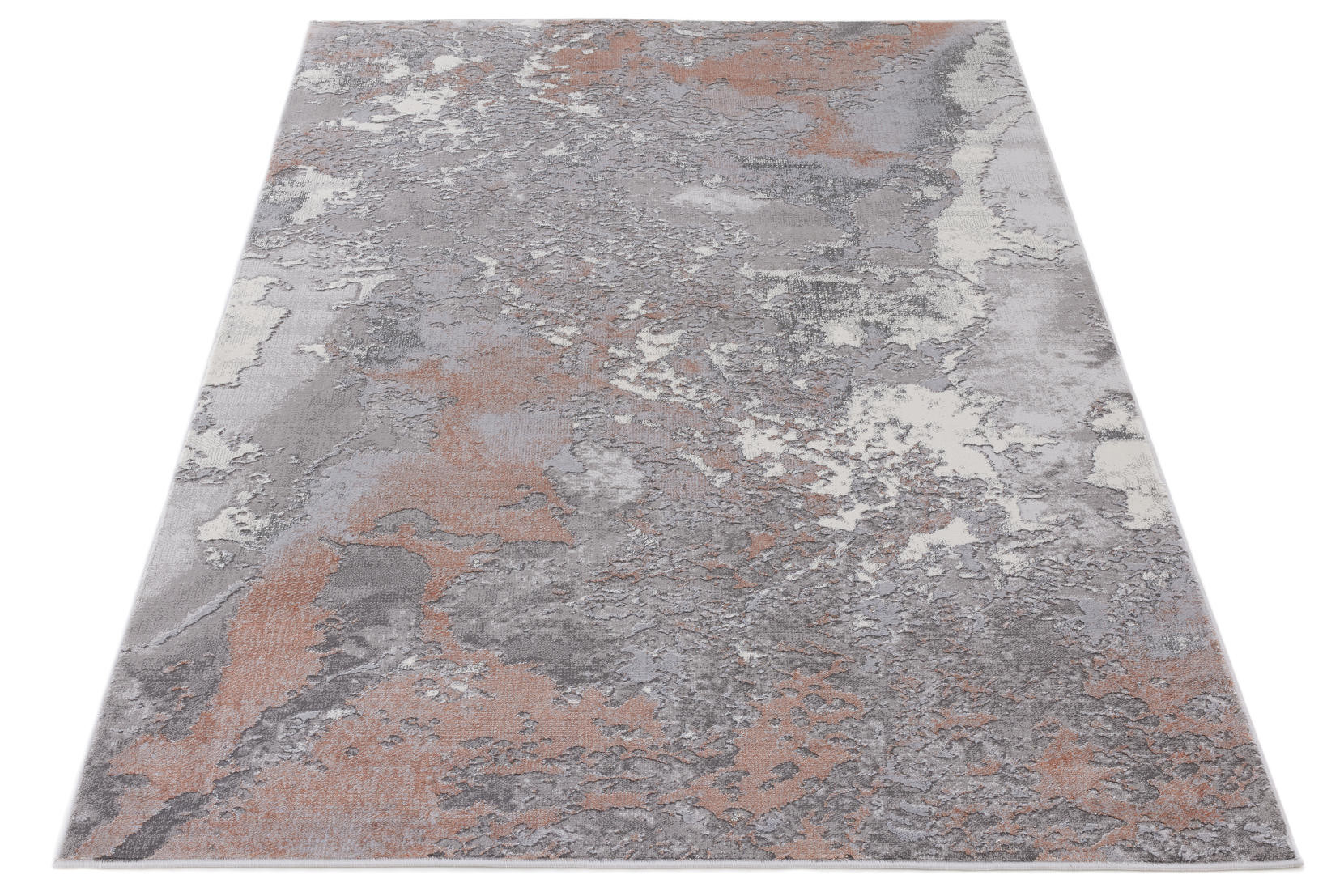 Koberec Dywilan Stylish 16 světle šedý / růžový