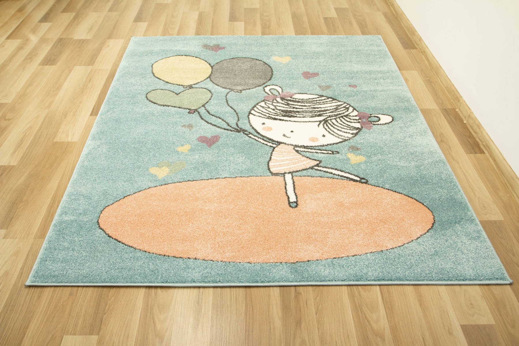 Dětský koberec Lima 9393B modrý/růžový