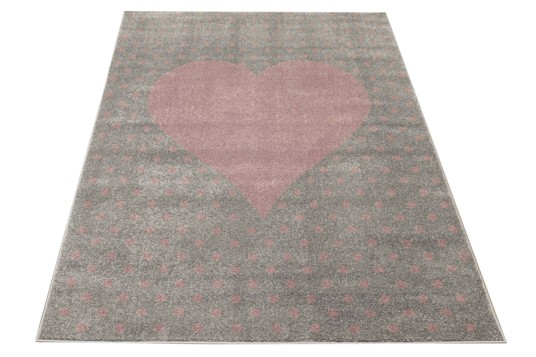 Dětský koberec Lima G930A světle šedý / fialový