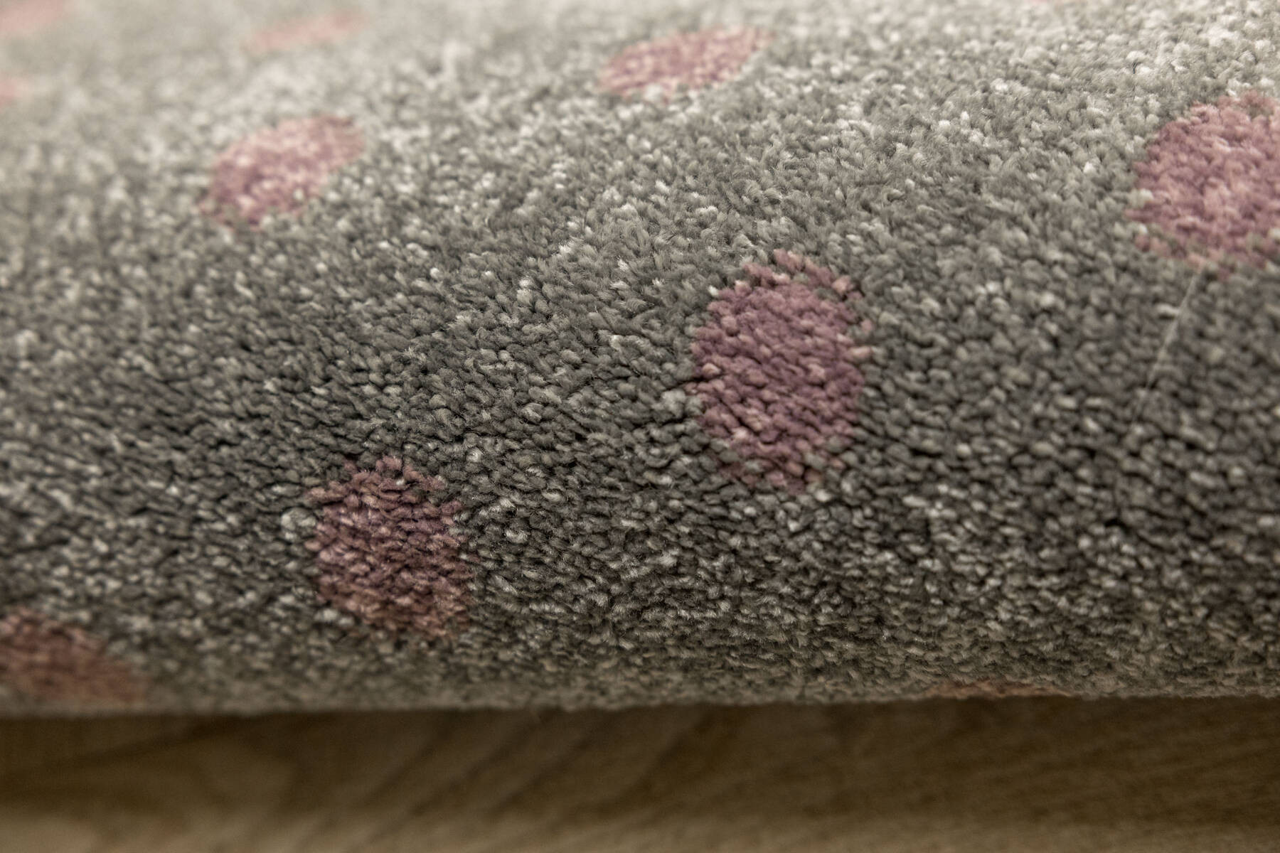 Dětský koberec Lima G930A světle šedý / fialový