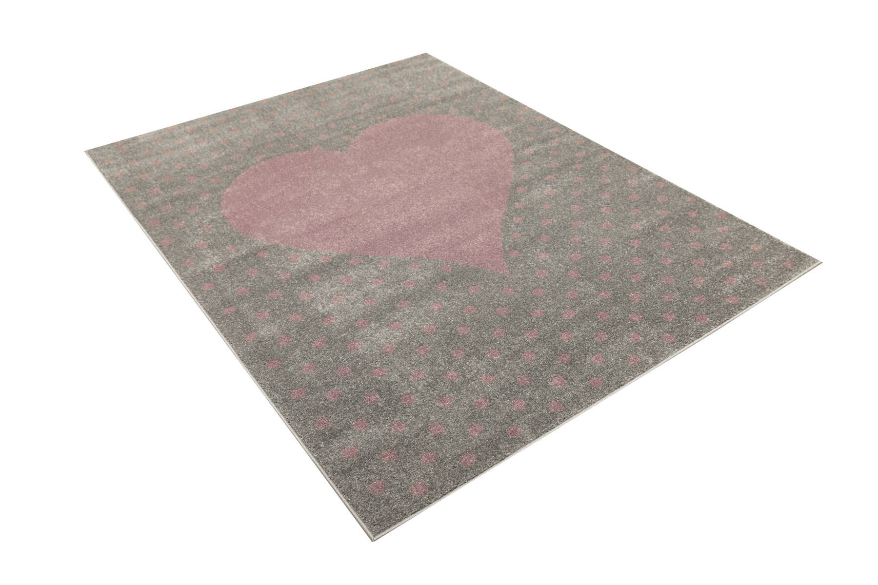 Dětský koberec Lima G930A světle šedý / fialový