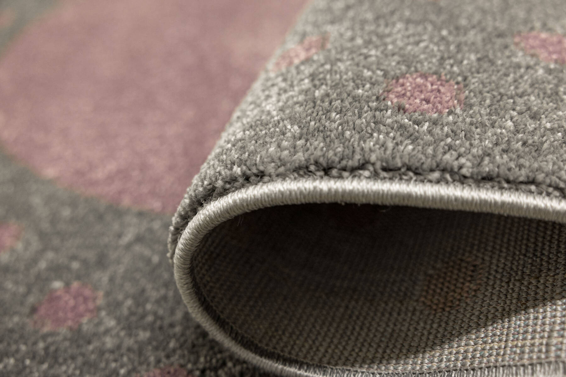 Dětský koberec Lima G930A světle šedý / fialový