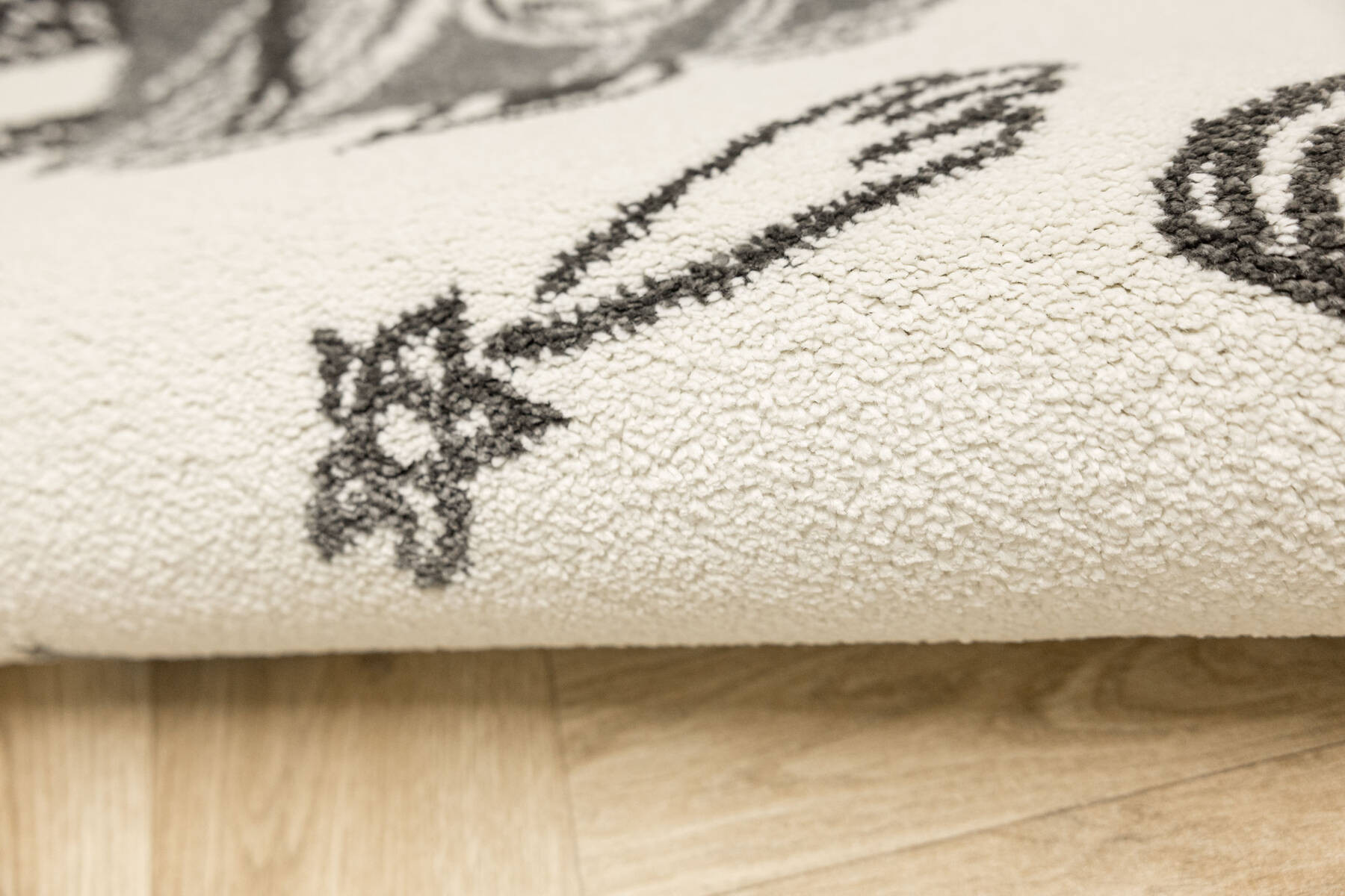 Koberec Lima G931A roboty, krémový / pastelově tyrkysový