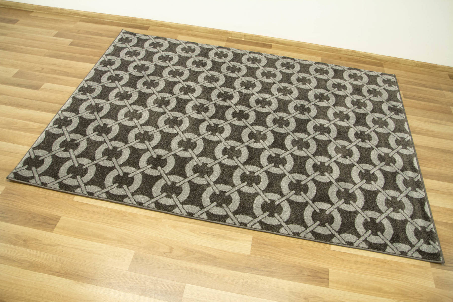 Koberec Fushe 2498 tmavě šedý/světle šedý