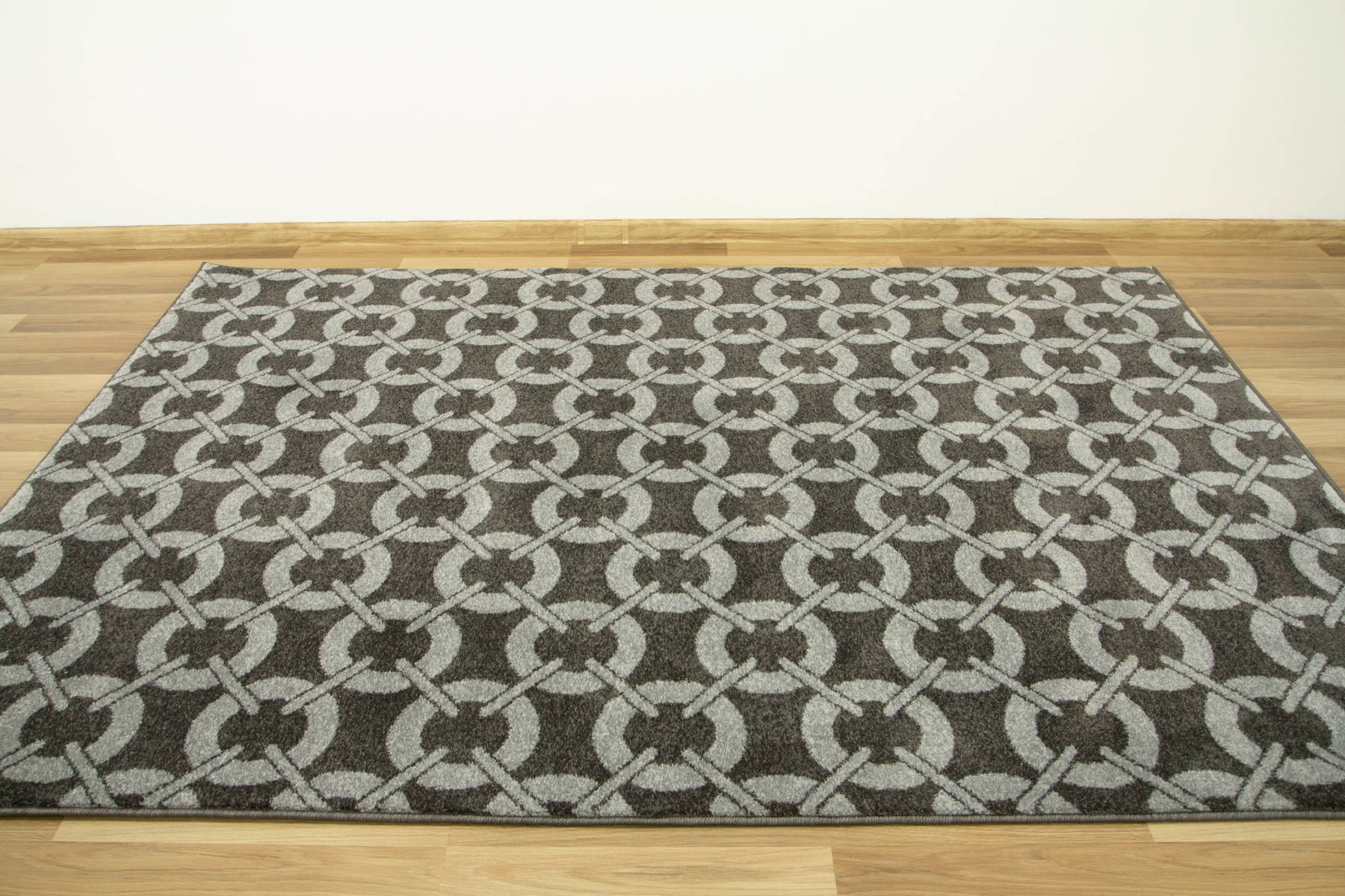 Koberec Fushe 2498 tmavě šedý/světle šedý