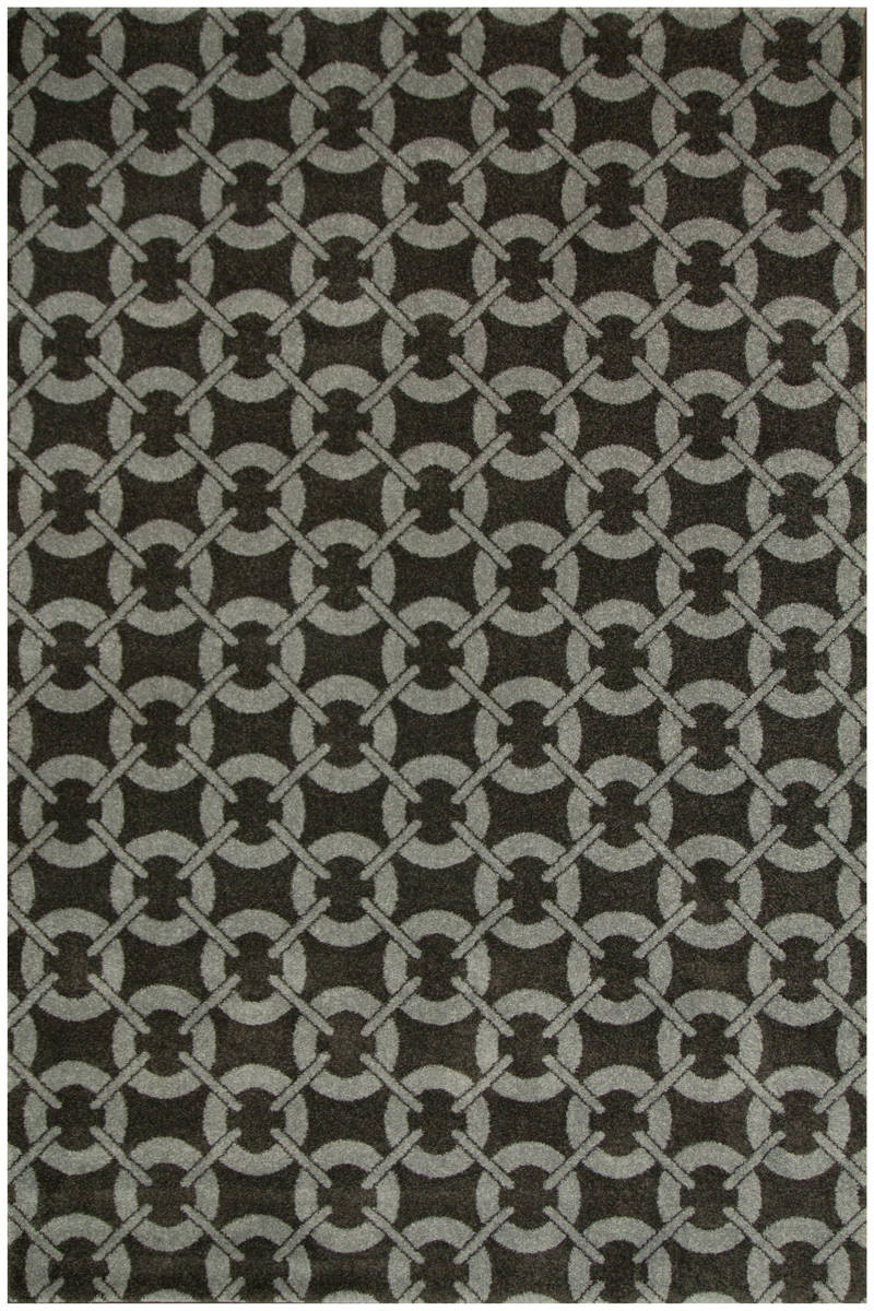 Koberec Fushe 2498 tmavě šedý/světle šedý