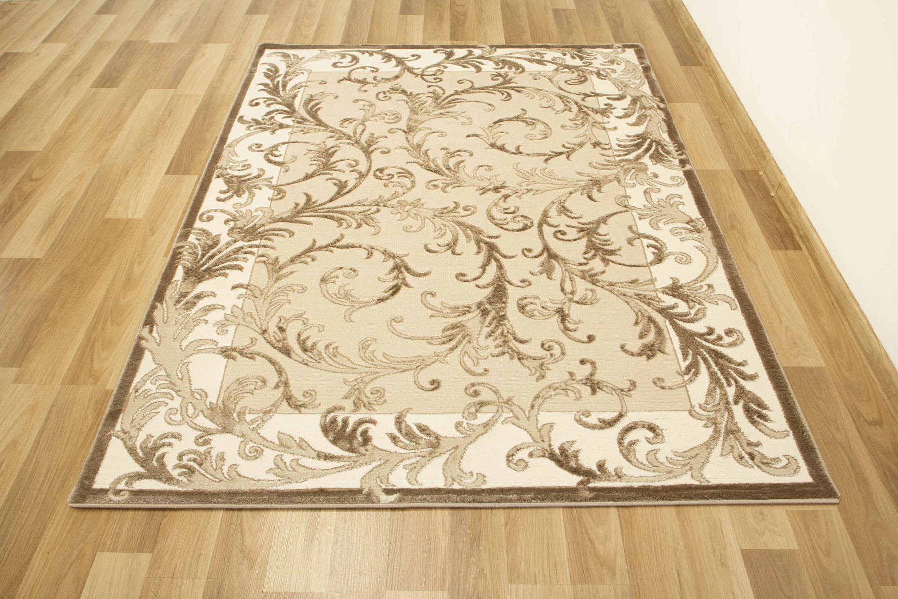 Koberec Galya K4084A Listy hnědý / béžový