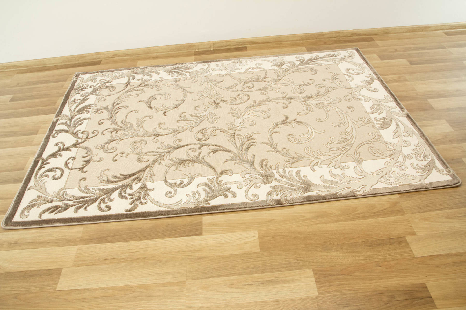 Koberec Galya K4084A Listy hnědý / béžový