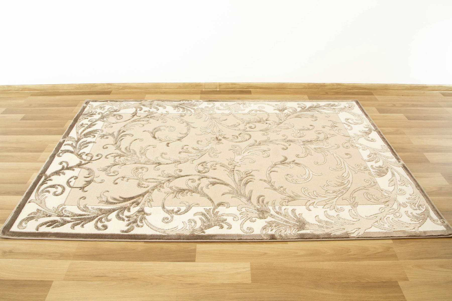 Koberec Galya K4084A Listy hnědý / béžový