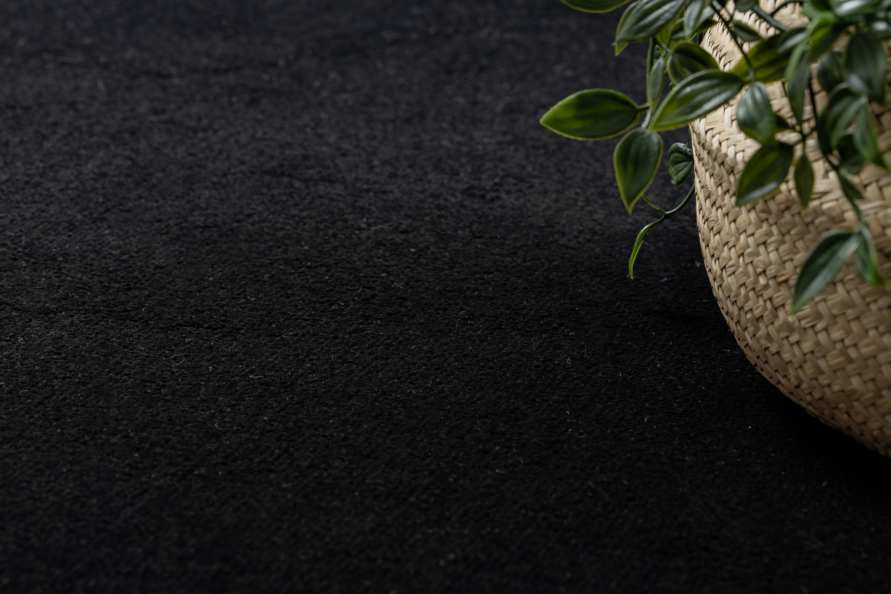 Koberec HAMPTON Border ramka černý