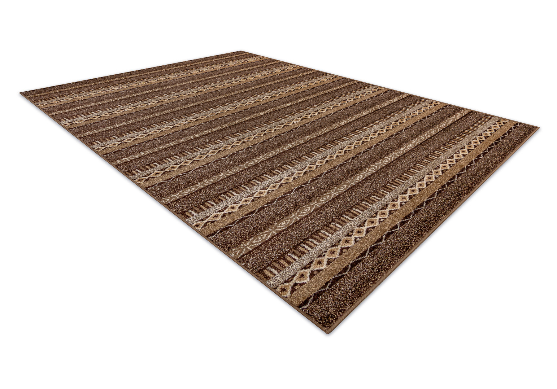 Koberec KARMEL Nida Boho ořechový