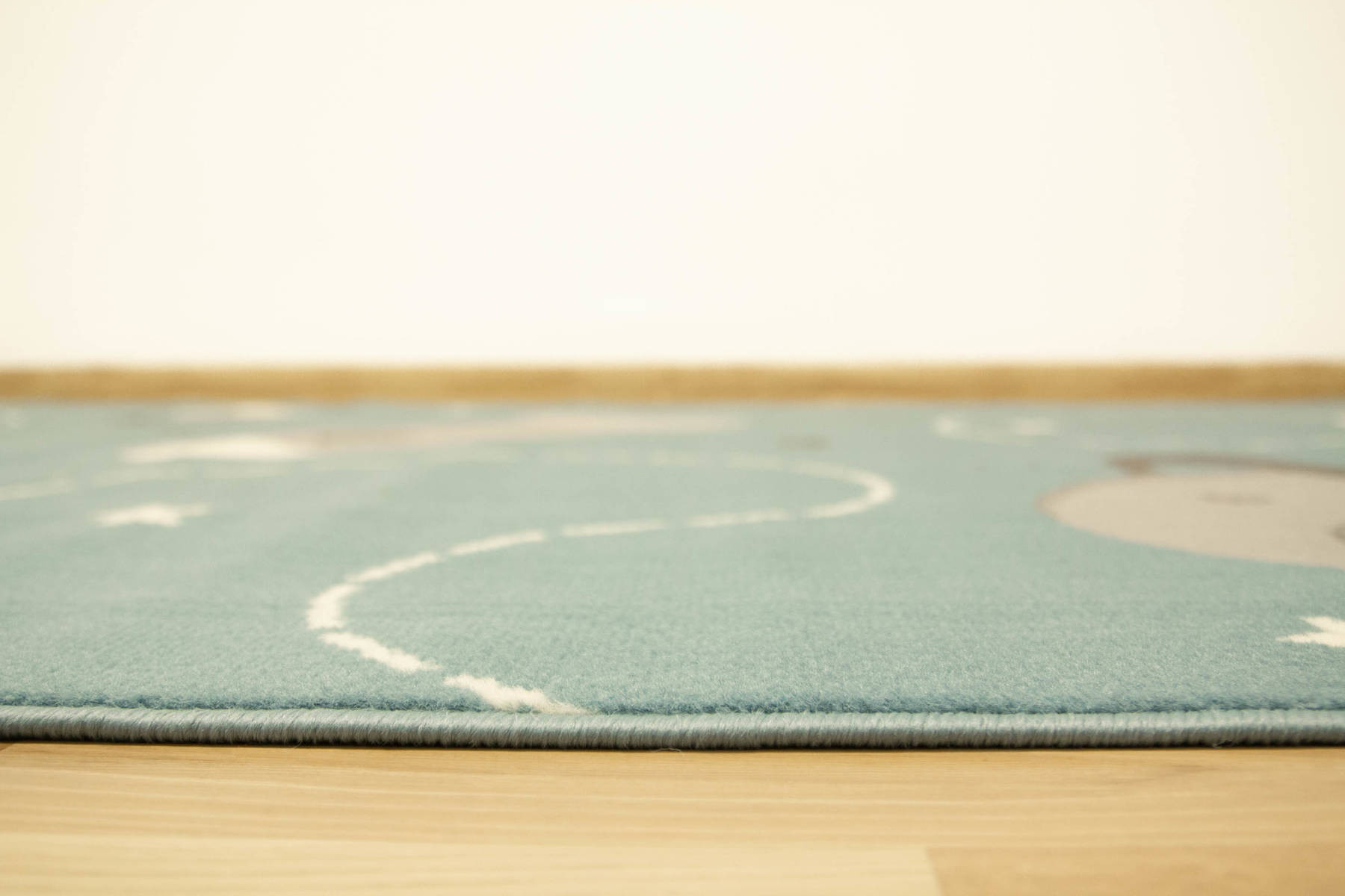 Dětský koberec Kids 534547/95822 Sky, světle modrý, vesmír