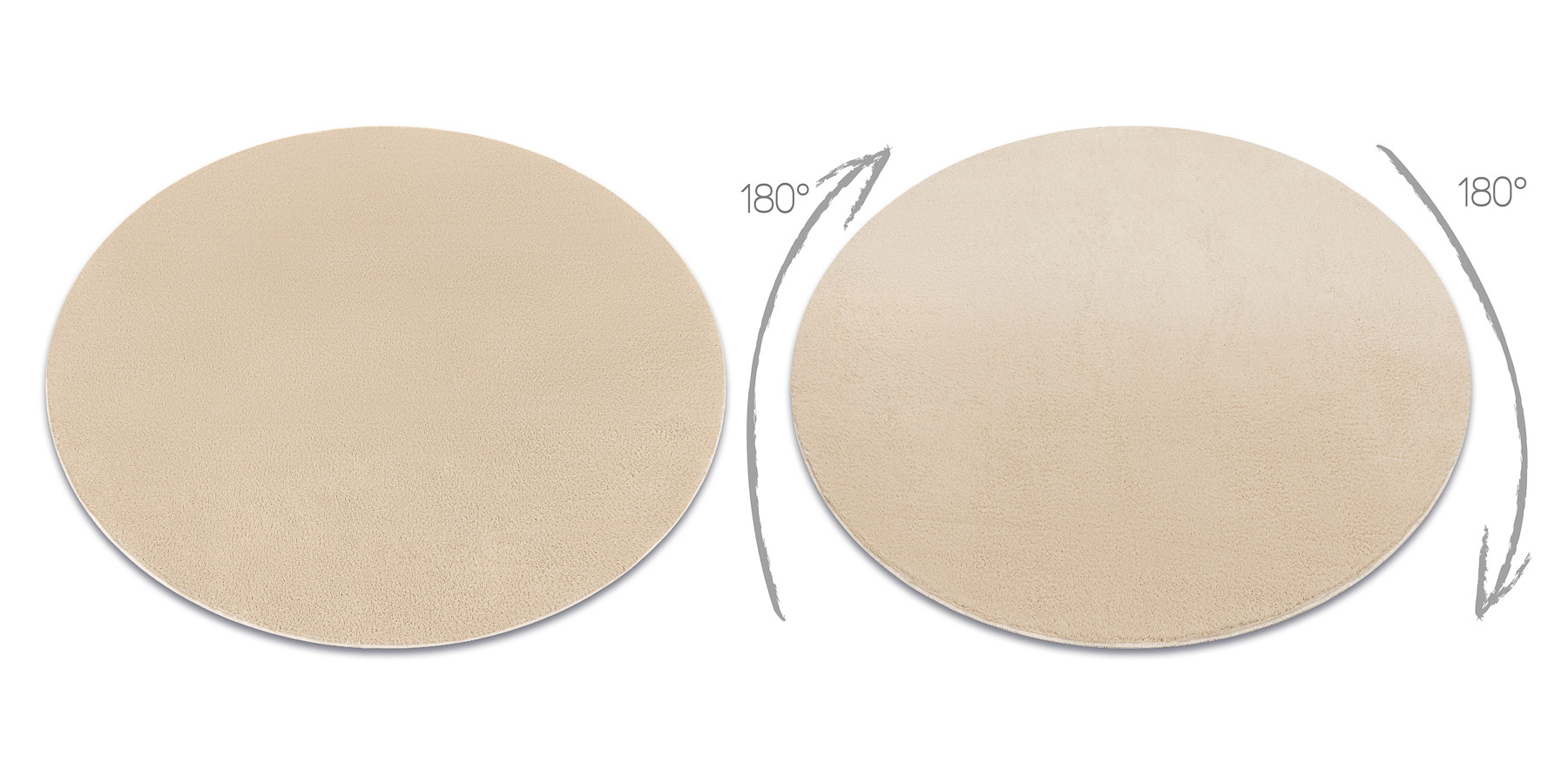 Koberec LINDO béžový kruh