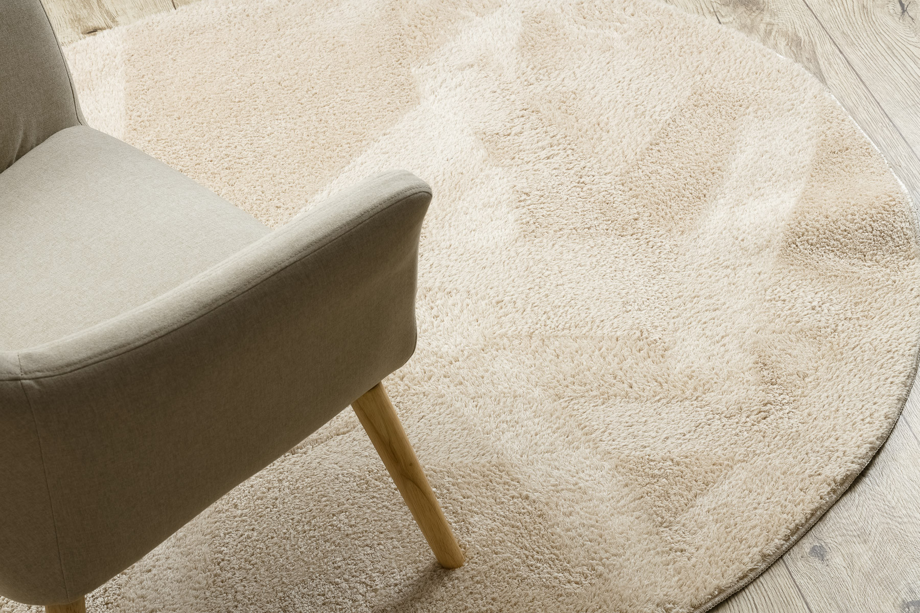 Koberec LINDO béžový kruh