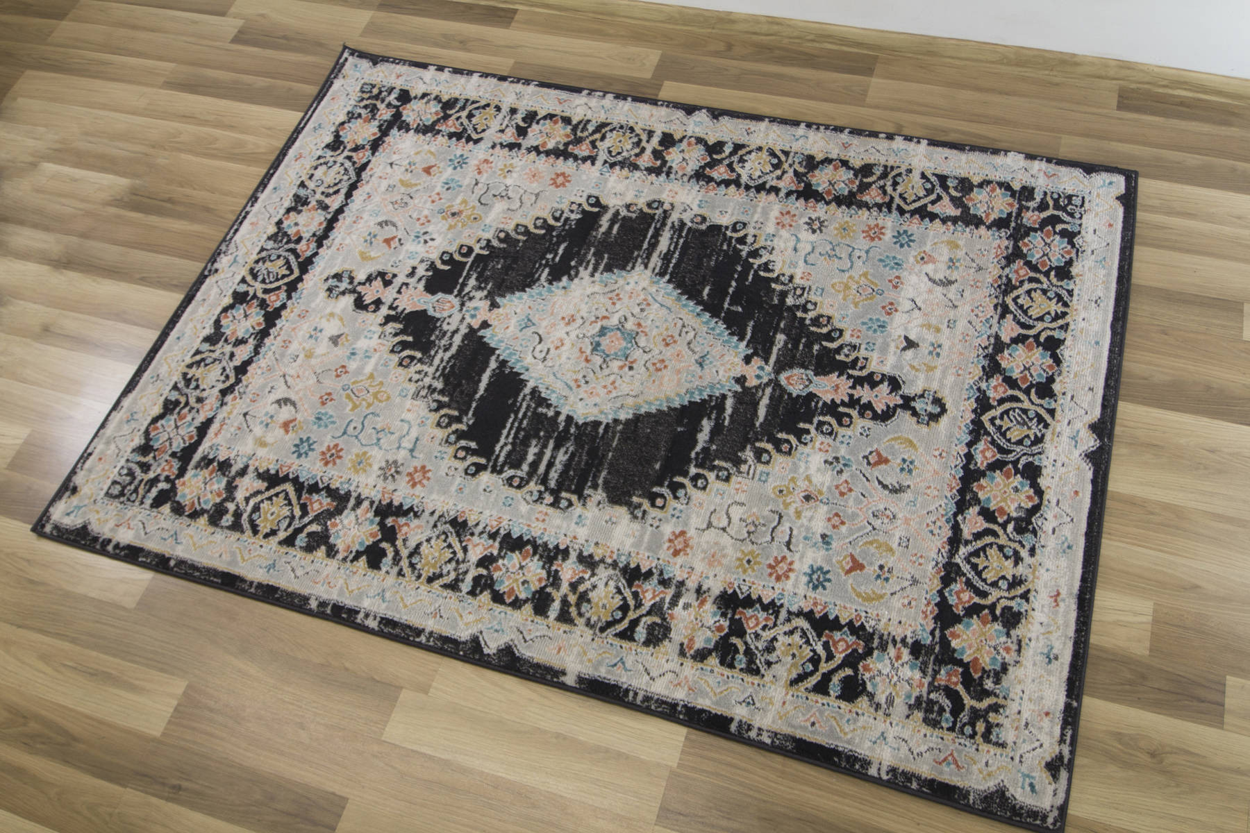 Koberec Lucca 8629A šedý/krémový/antracitový