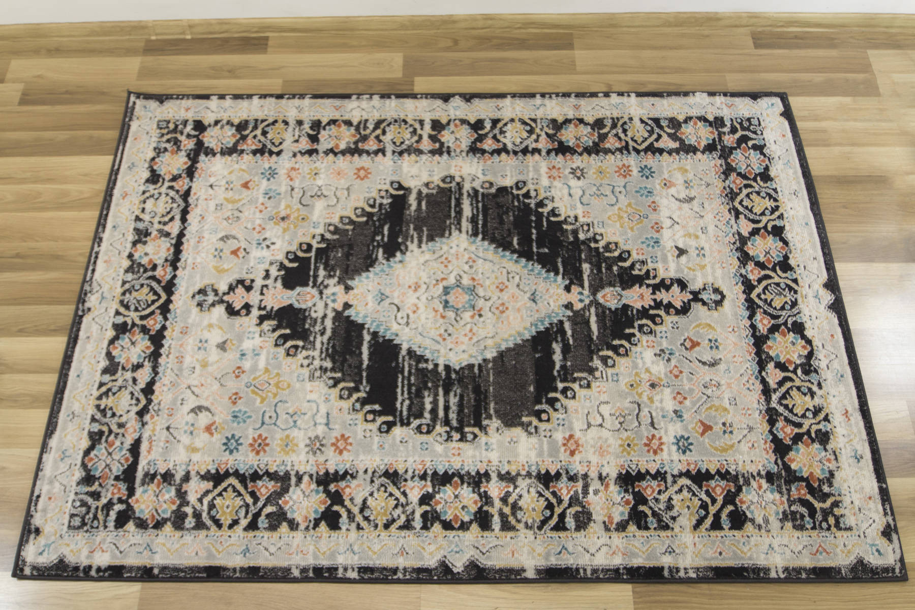 Koberec Lucca 8629A šedý/krémový/antracitový