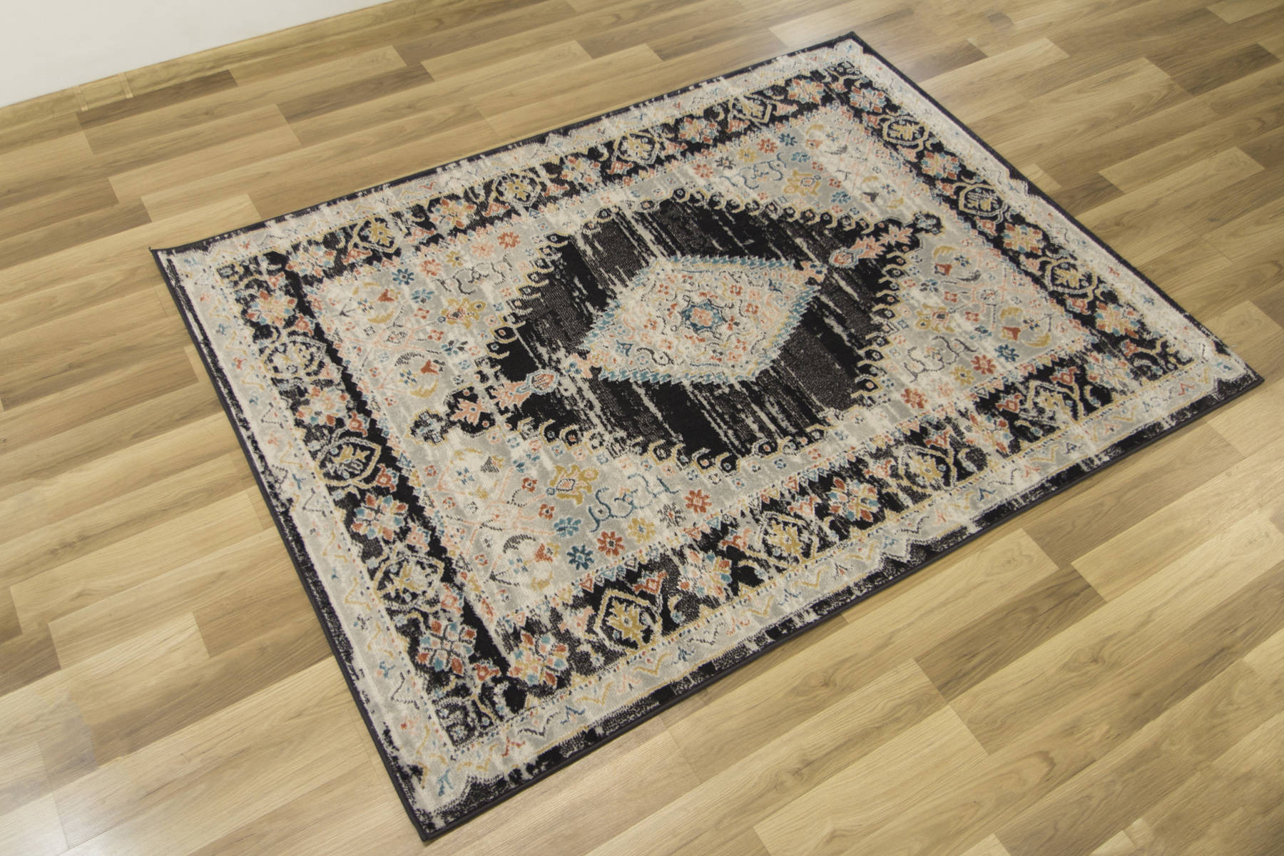 Koberec Lucca 8629A šedý/krémový/antracitový