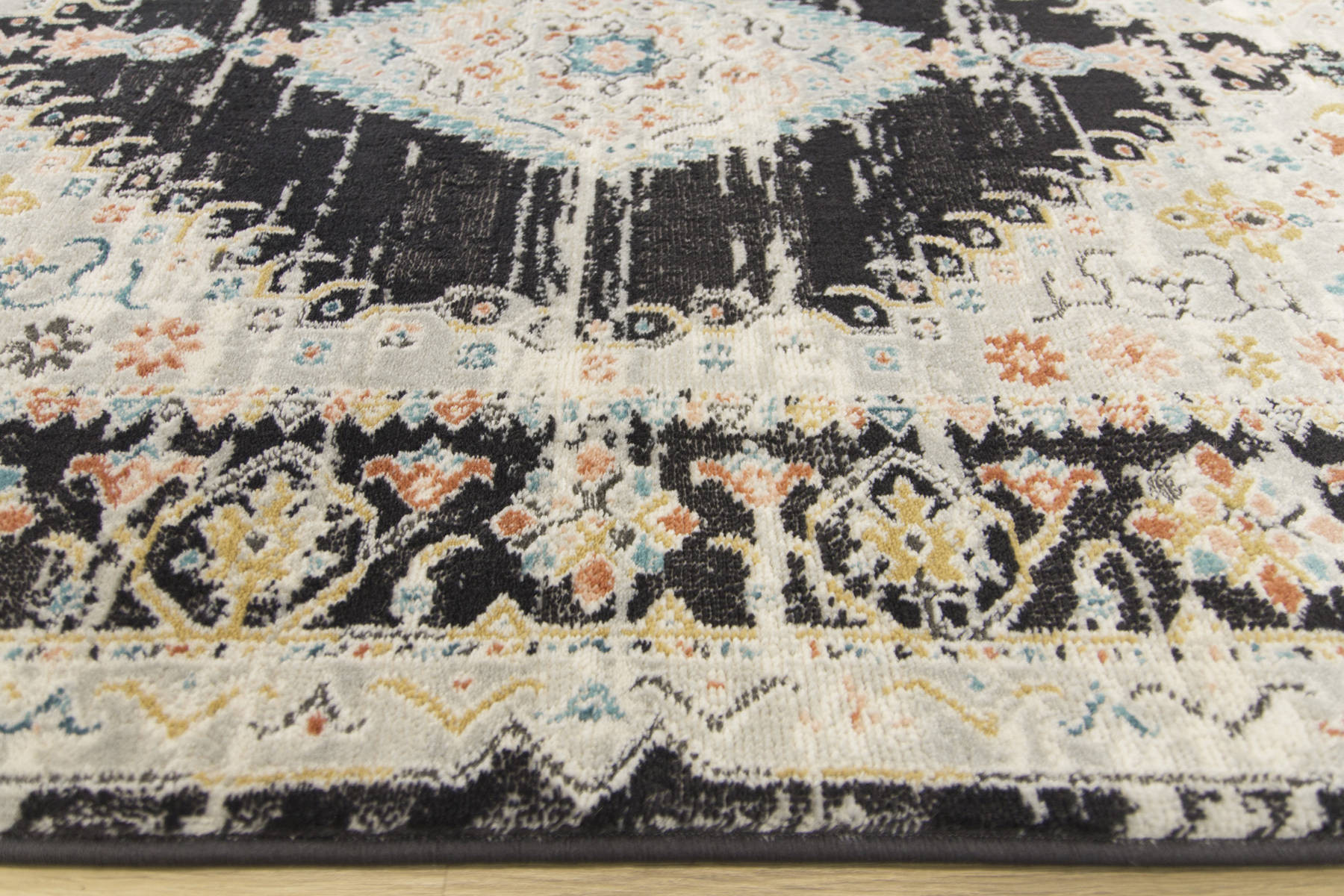 Koberec Lucca 8629A šedý/krémový/antracitový