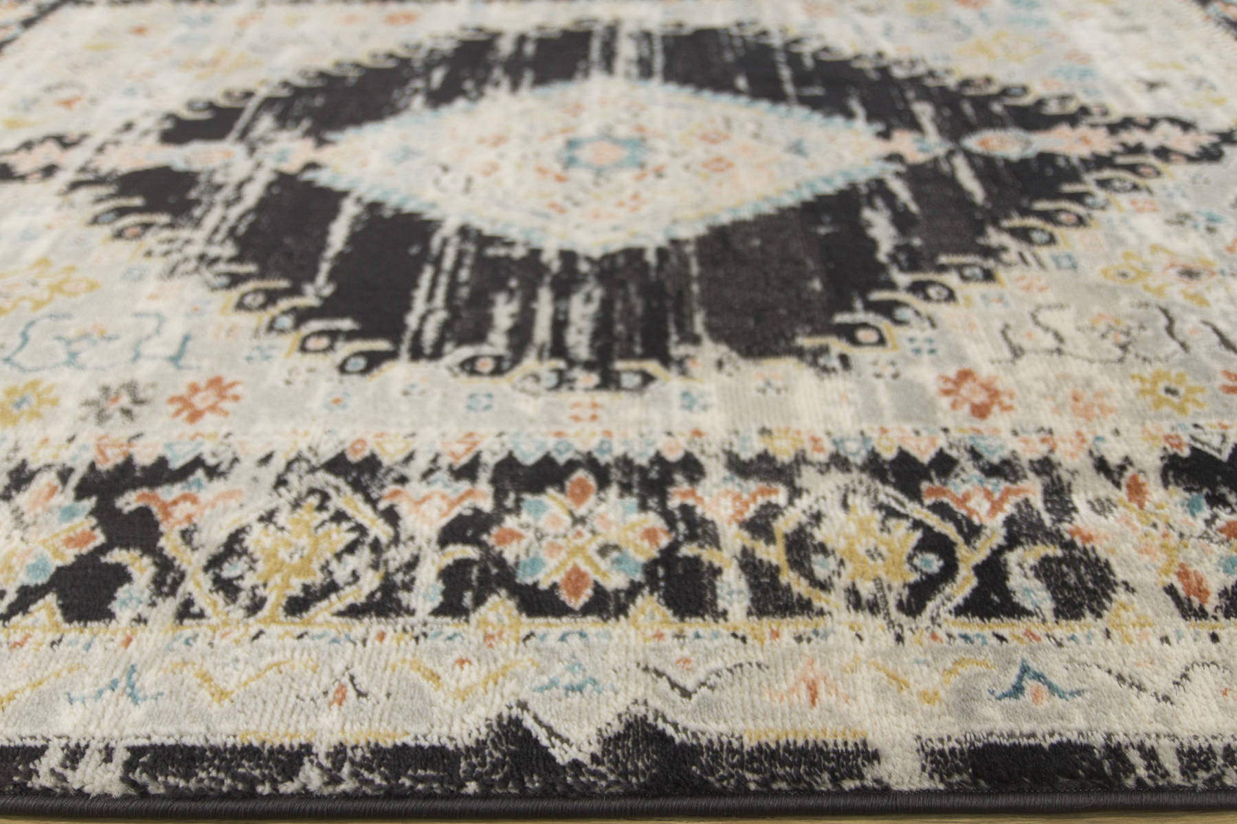 Koberec Lucca 8629A šedý/krémový/antracitový