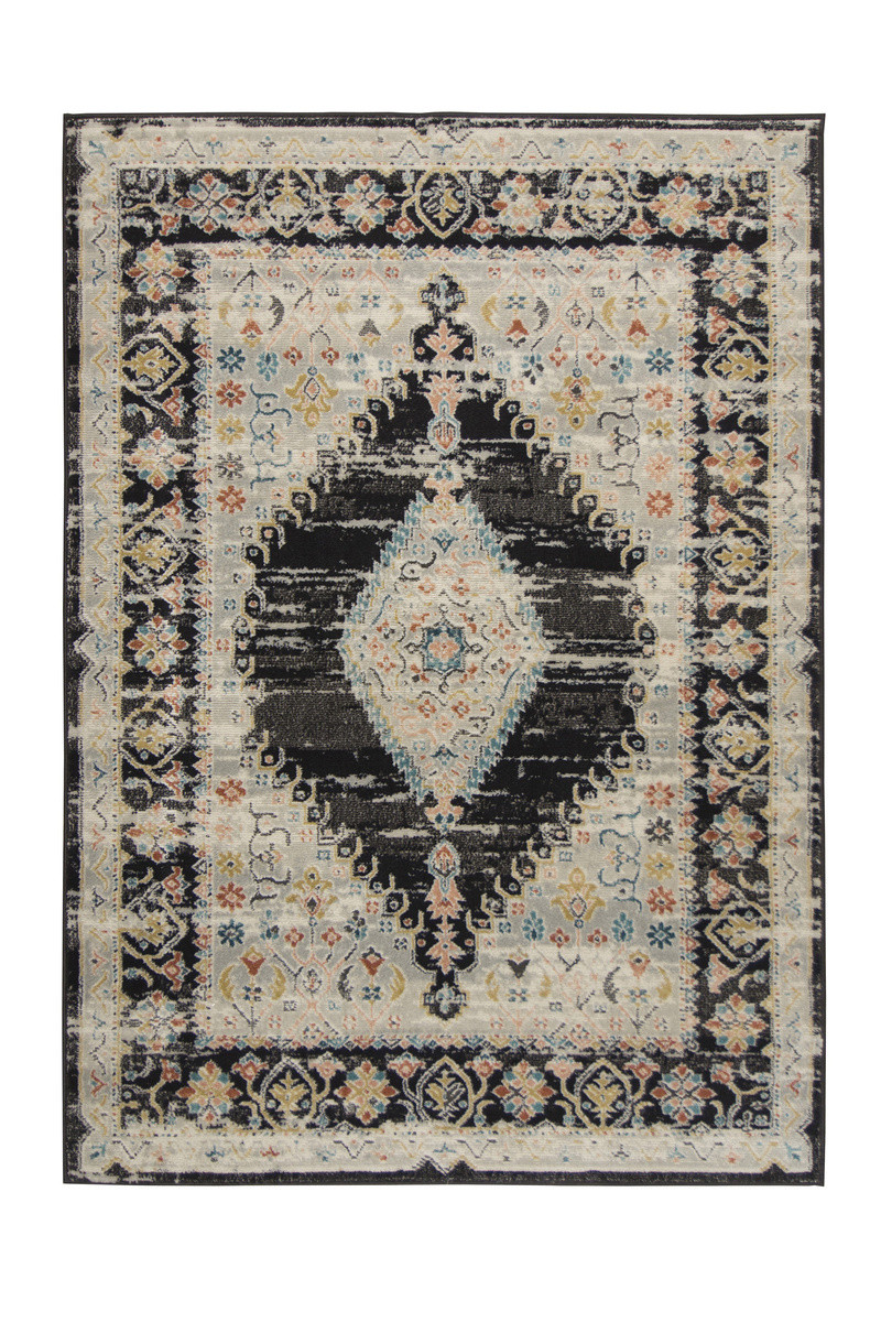 Koberec Lucca 8629A šedý/krémový/antracitový