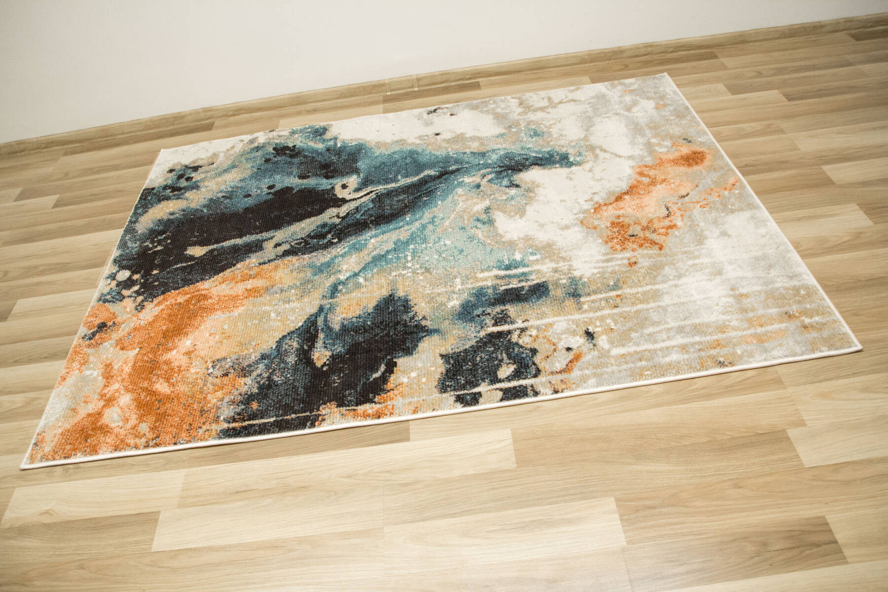 Koberec Lucca 9815B abstraktní, světle šedý / krémový