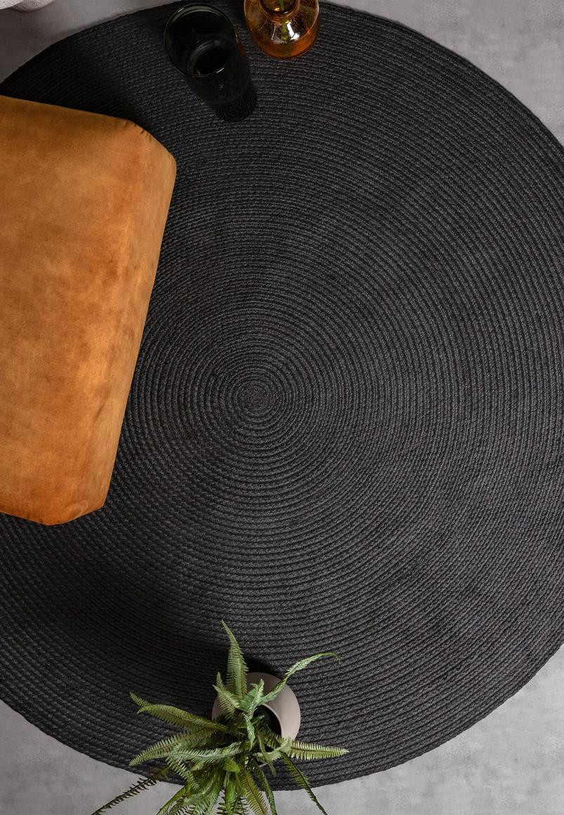 Koberec Nico Charcoal kruh