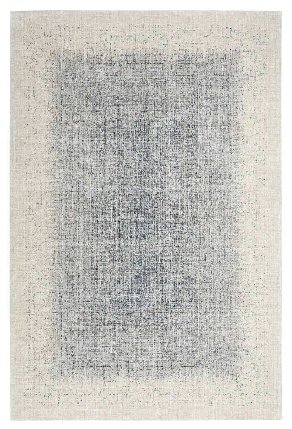 Koberec DKNY Grand Street GRN03 sloní kost / modrý