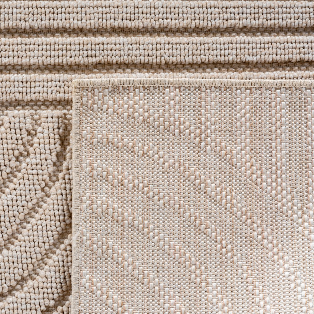 Koberec Helix geometrický, béžový