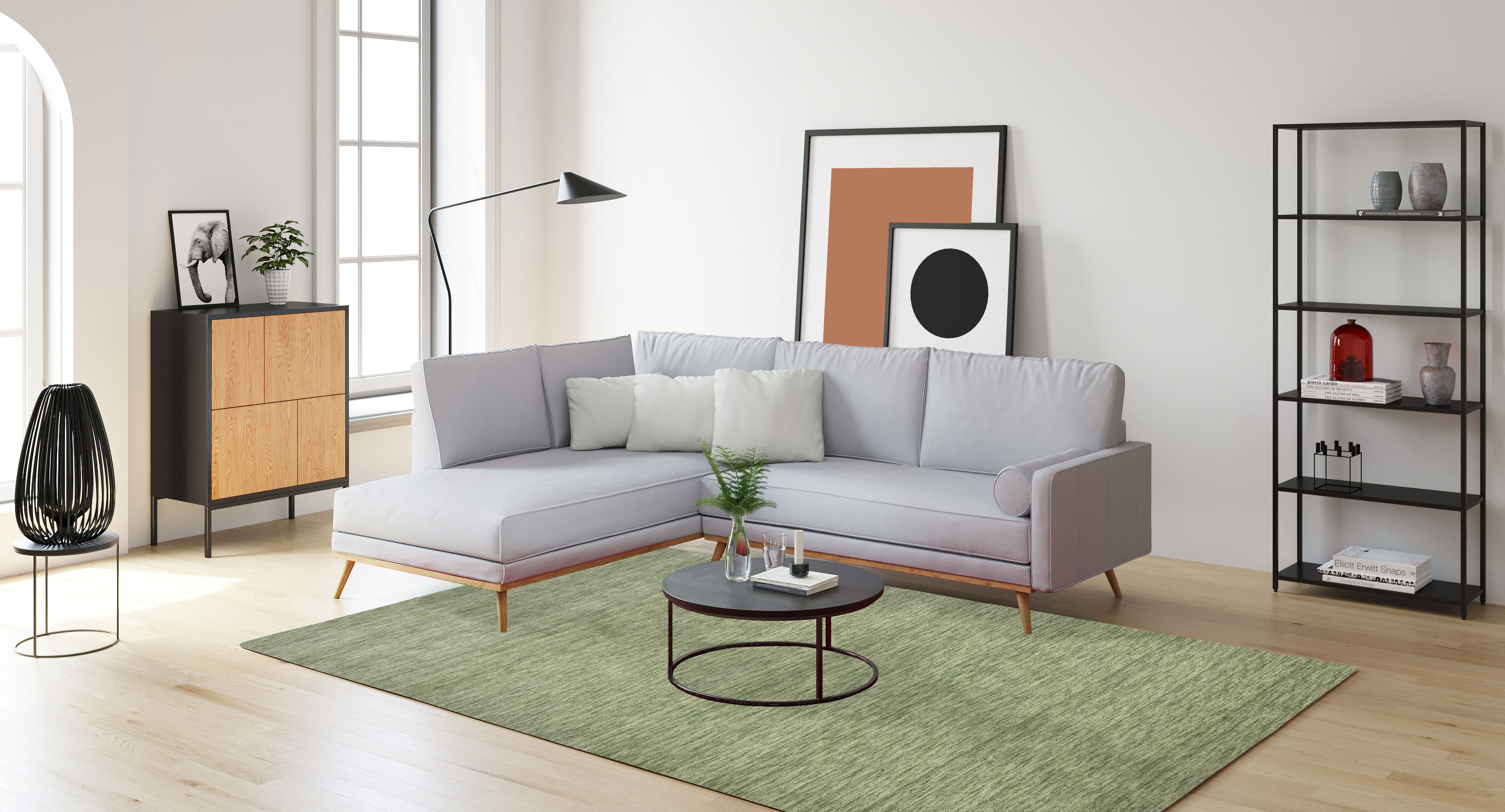 Koberec HOLI světle zelený