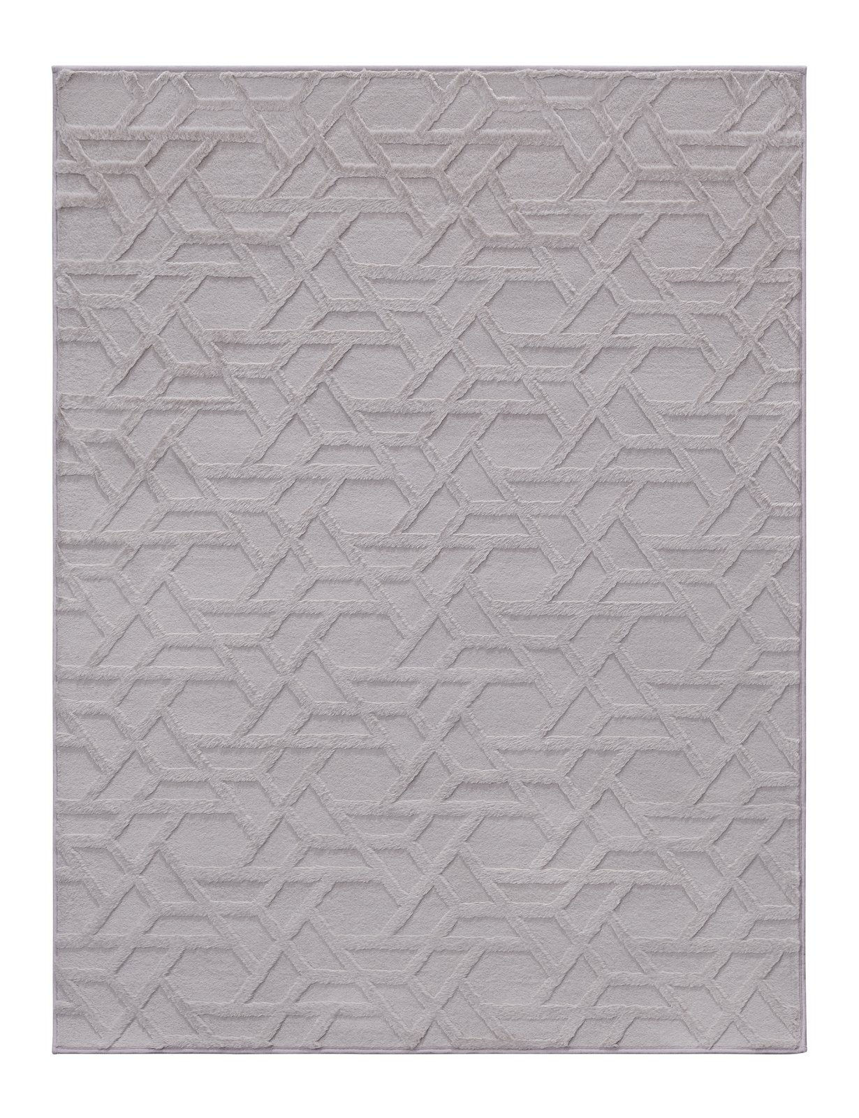 Koberec JACQUARD stříbrný