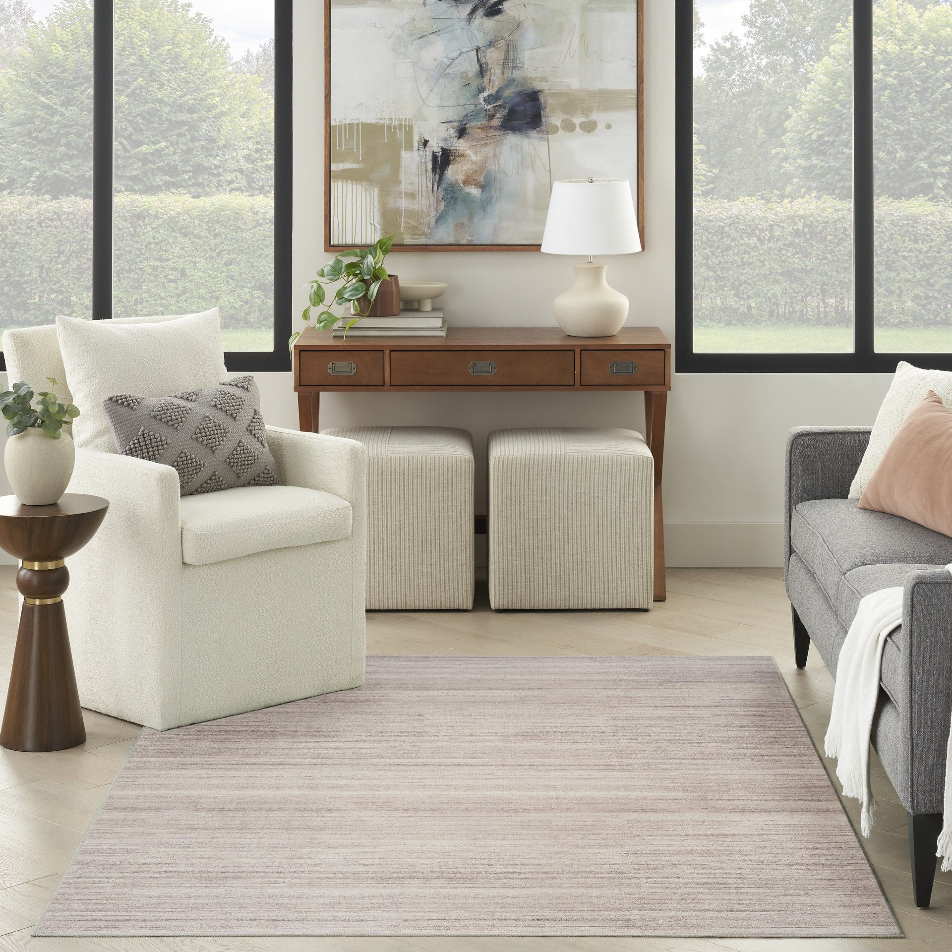 Koberec WASHABLE ESSENTIALS 1 sloní kost / mokka