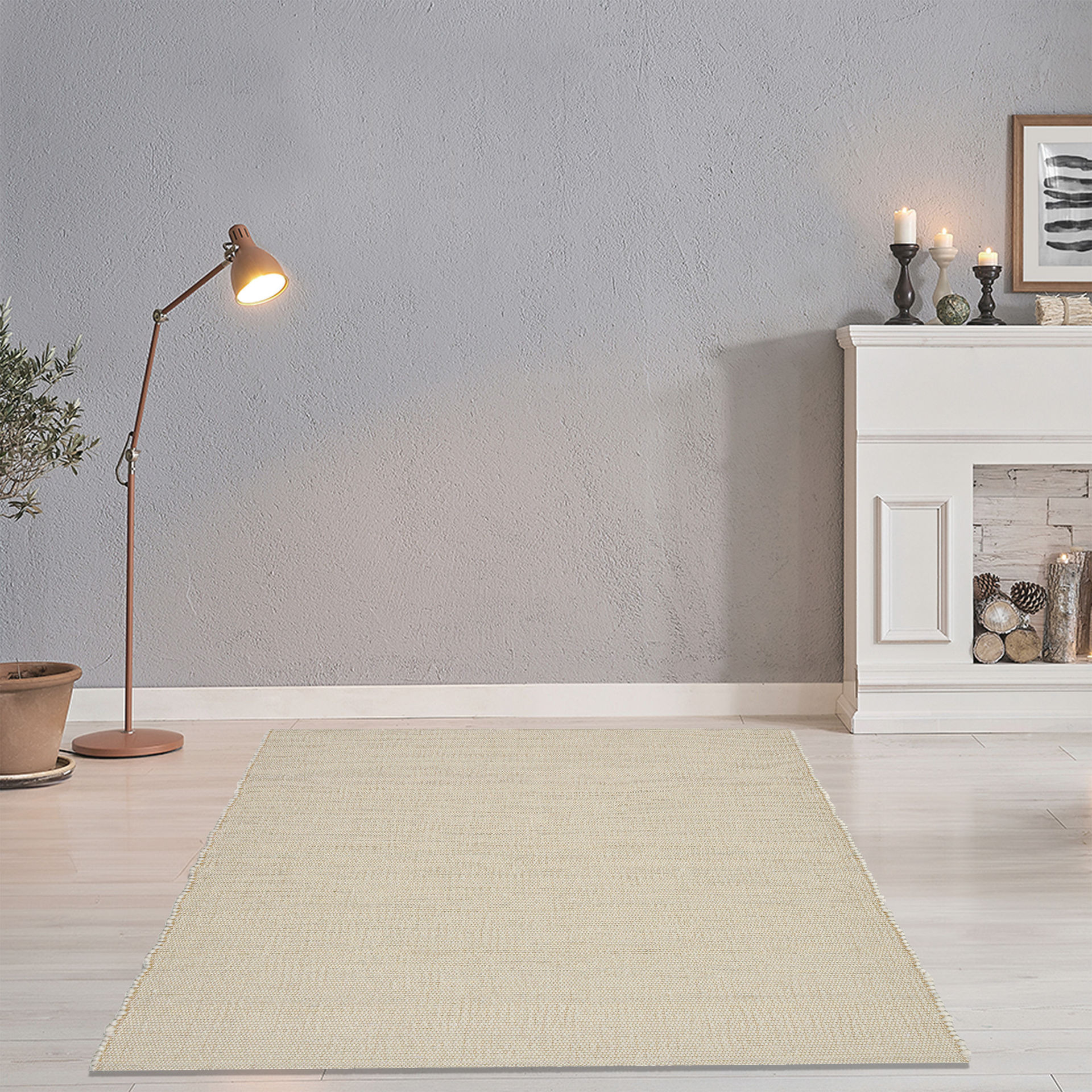 Koberec ALM GLUCK UNI naturální / béžový