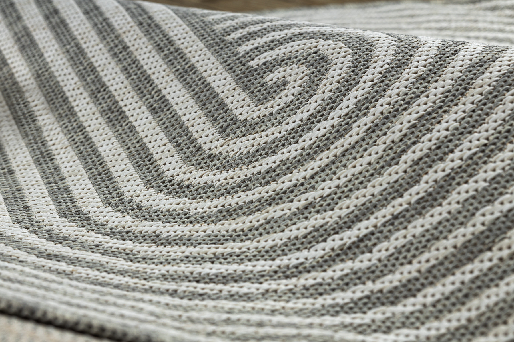 Koberec ORGANIC 1835 geometrický, krémový / šedý