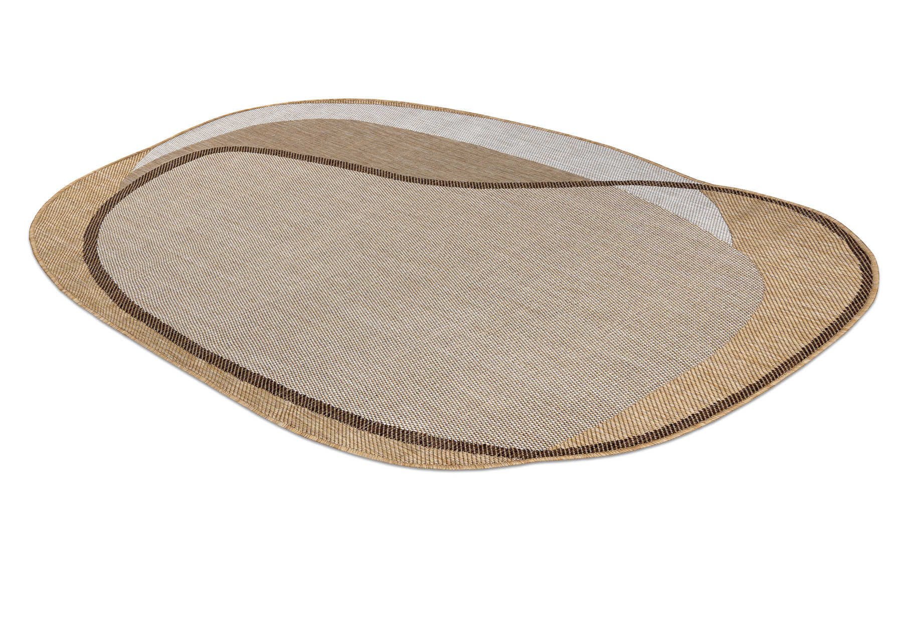 Koberec ORGANIC 2123 naturální / krémový / šedý