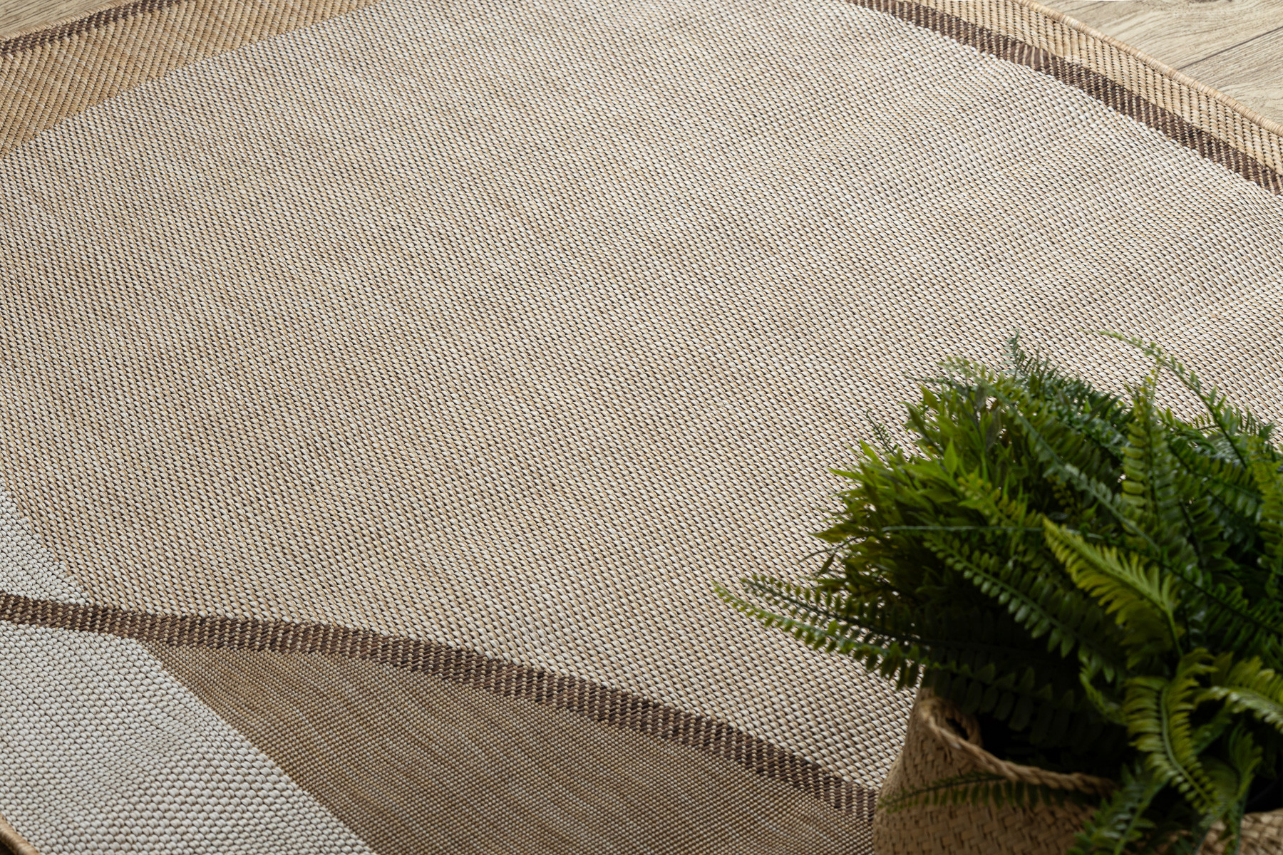 Koberec ORGANIC 2123 naturální / krémový / šedý