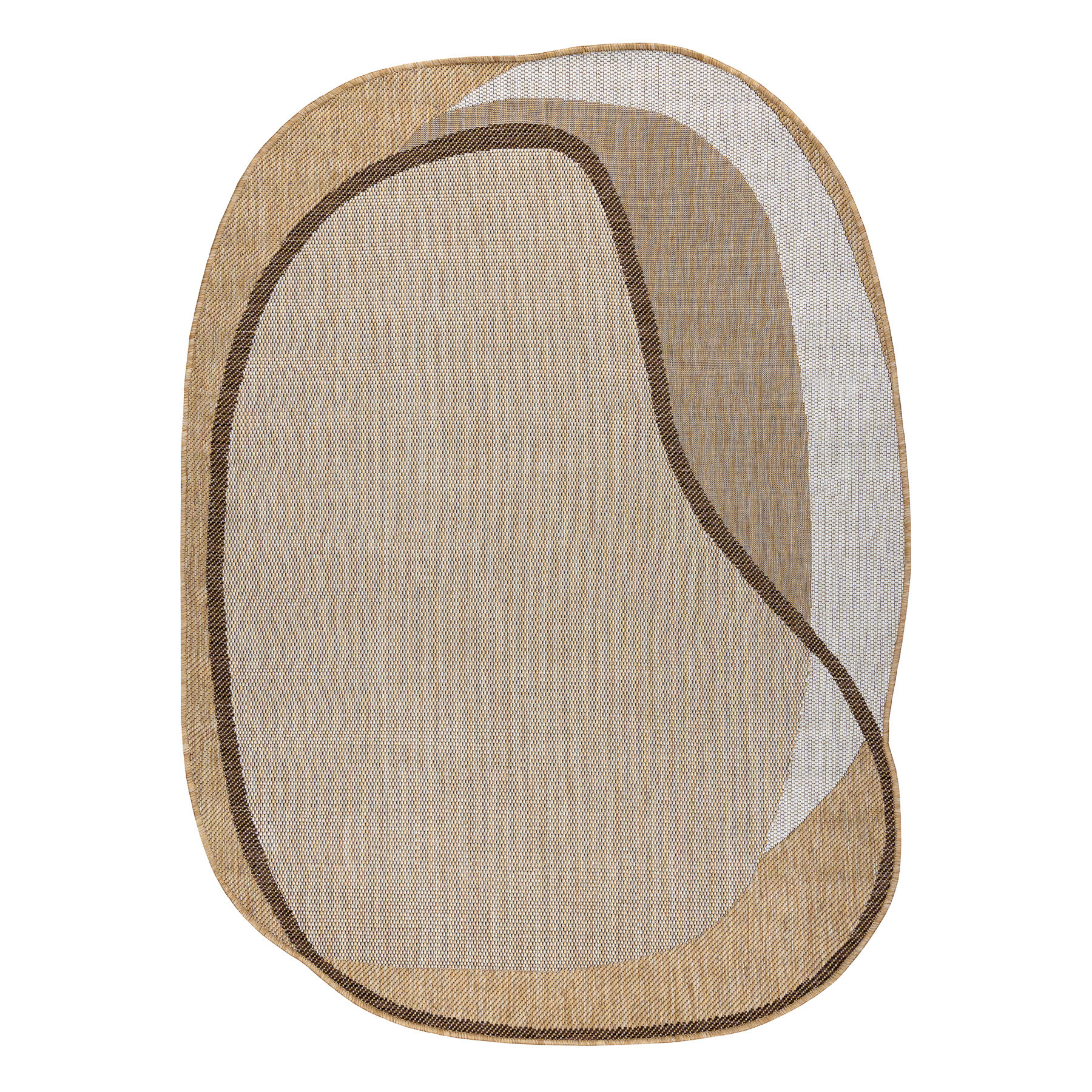 Koberec ORGANIC 2123 naturální / krémový / šedý