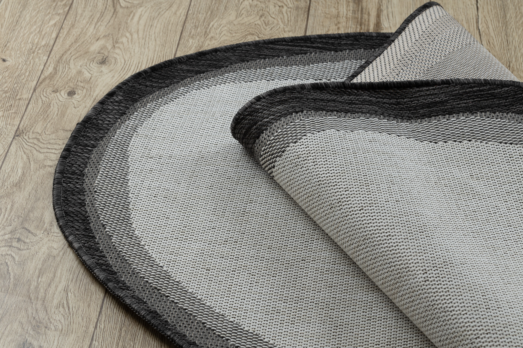 Koberec ORGANIC 2123 / krémový / černý / naturální