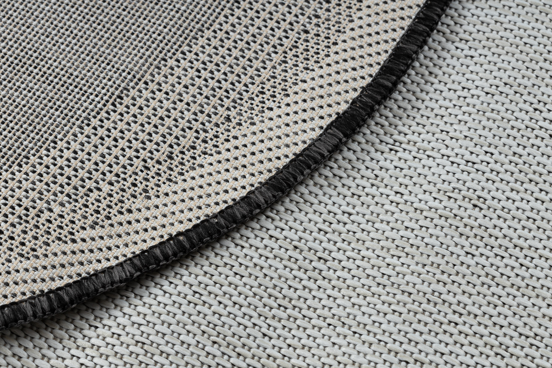 Koberec ORGANIC 2123 / krémový / černý / naturální