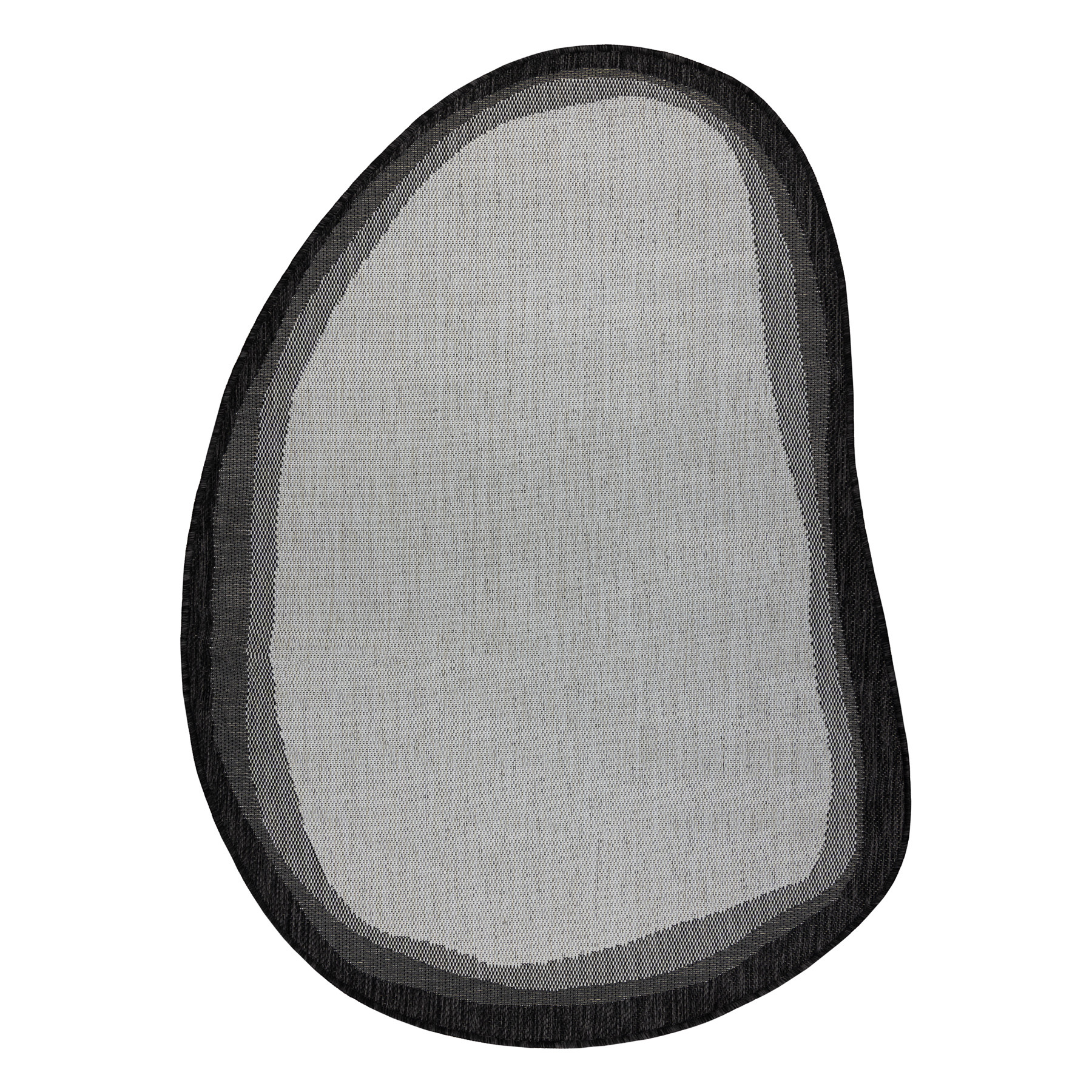 Koberec ORGANIC 2123 / krémový / černý / naturální