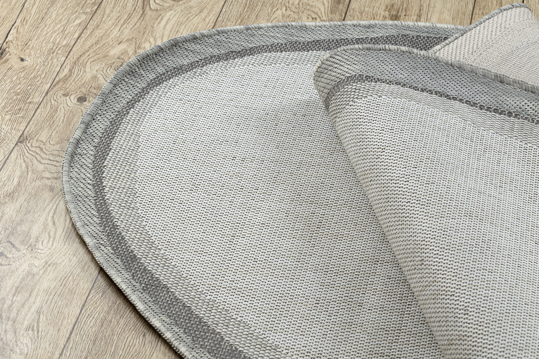 Koberec ORGANIC 2123 / krémový / šedý / naturální